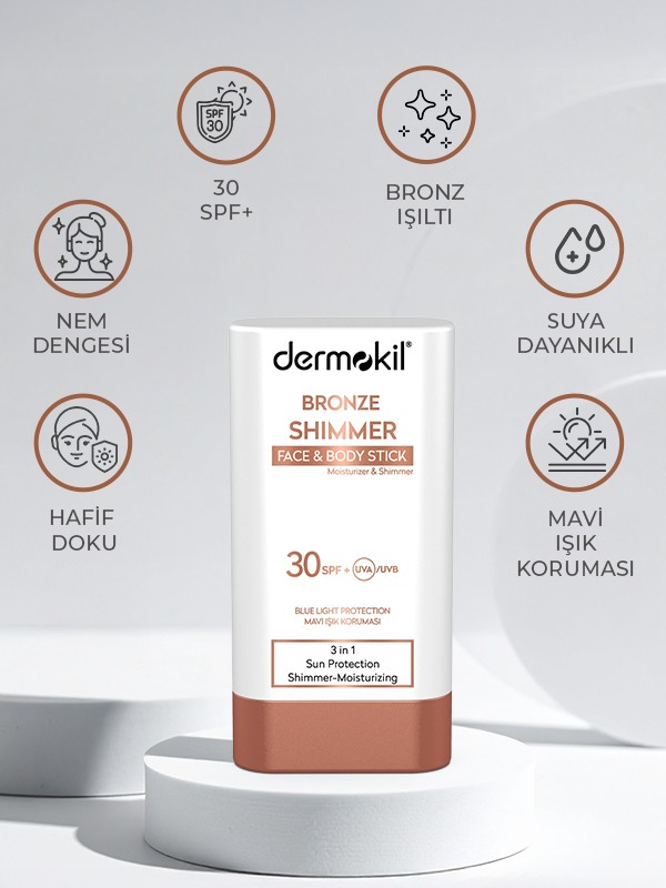 Bronze Shimmer Face&Body Stick SPF 30 Bronzlaştırıcı Etkili Stick Güneş Koruyucu