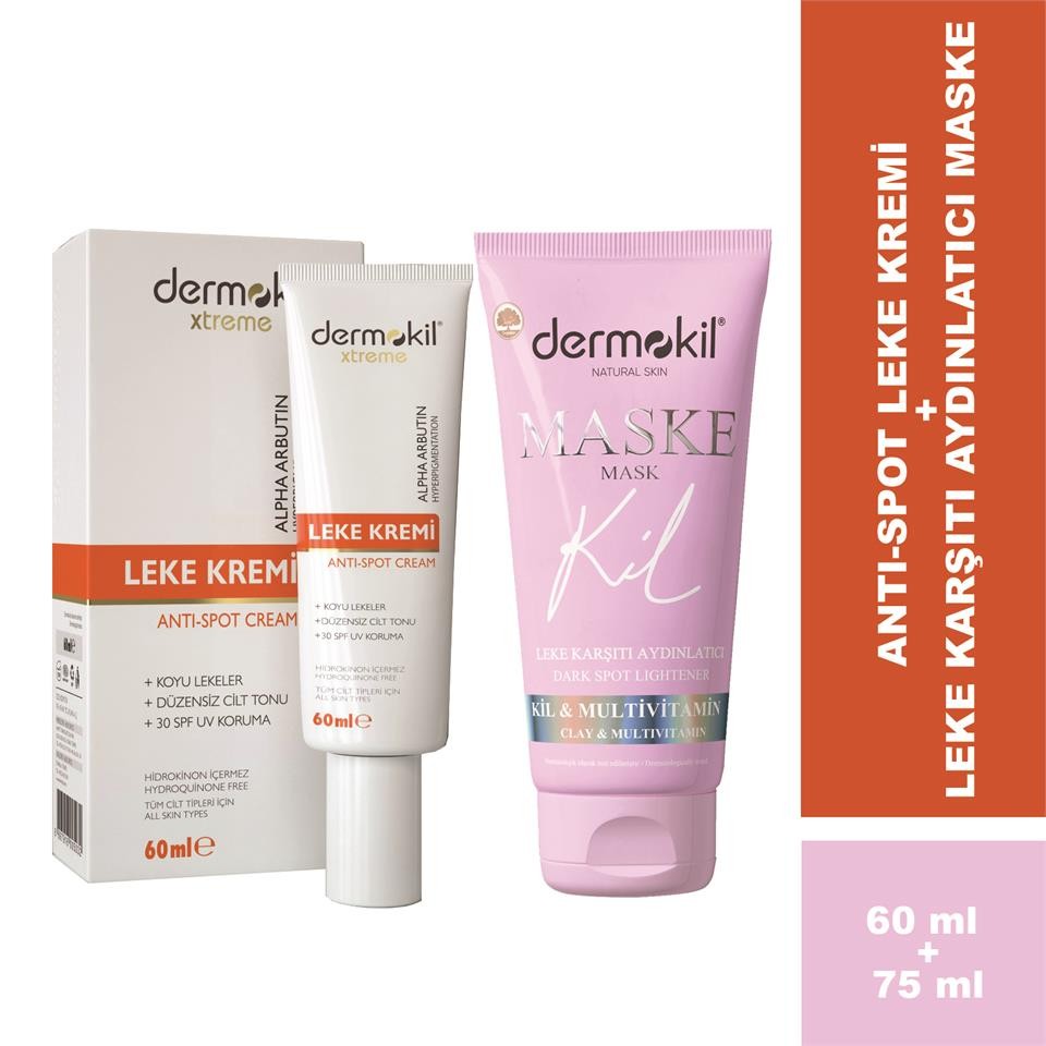 Dermokil Anti-Spot Stain Cream 60 ml + anti-stain illuminating mask 75 ml