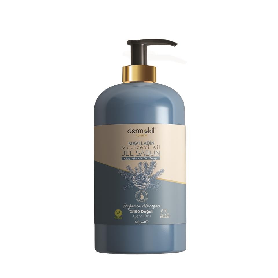 Dermokil Blue Spruce Miracle Clay Gel Soap 500 ml