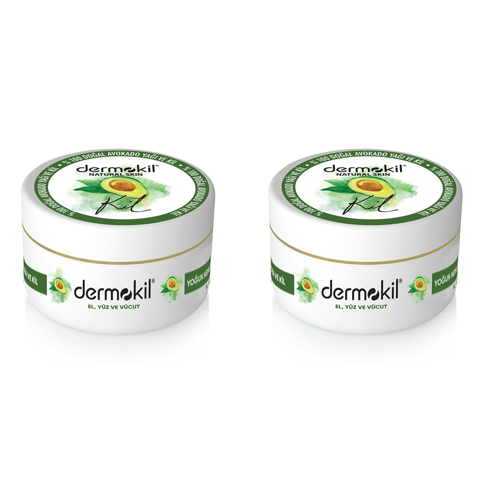 Dermokil El ve Yüz Kremi Avokado 300 ml 2'li Set