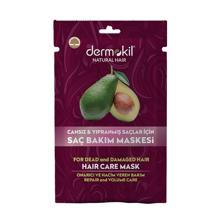 Vegan clay, avocado and vitamin E hair mask 35 ml