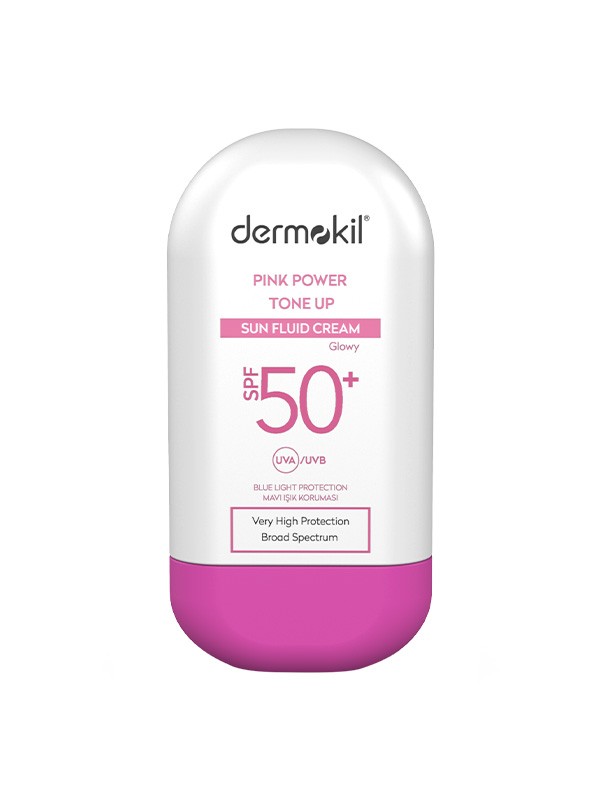 Pink Tone-Up Fluid Sun Cream SPF 50 Pembe Ton Eşitleyici Fluid Güneş Koruyucu