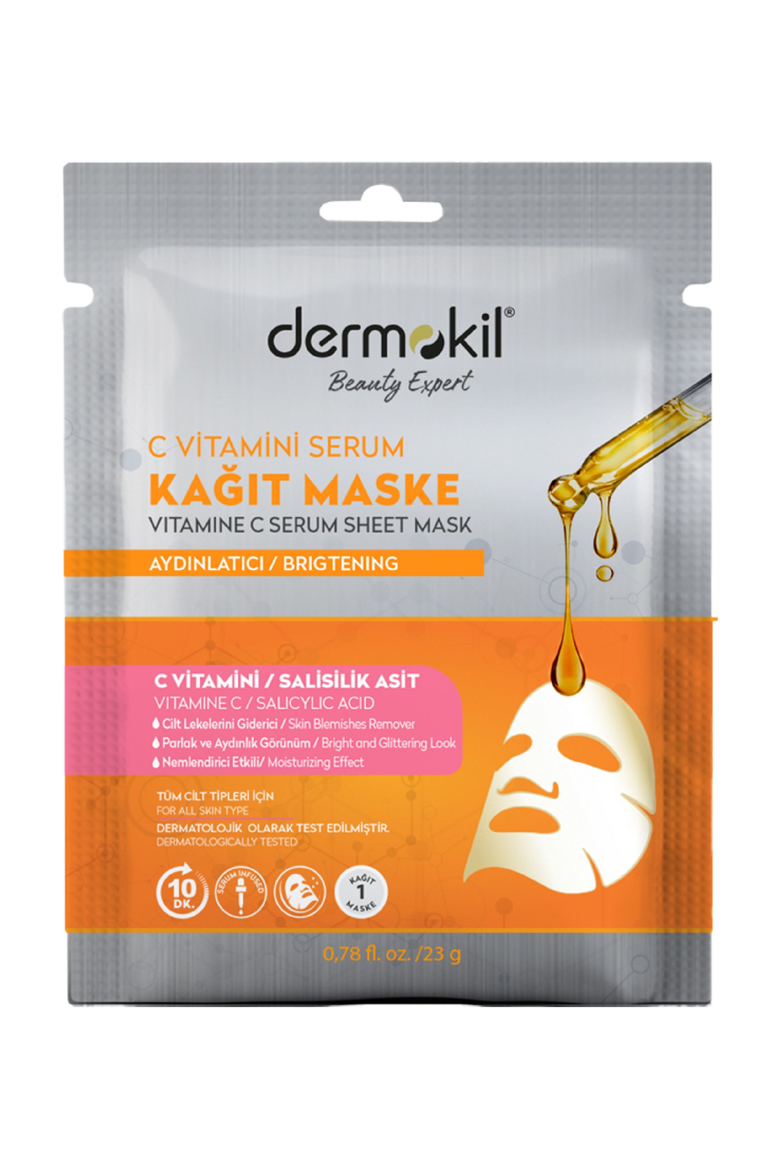 C Vitamini Serum Kağıt Maske 23 gr