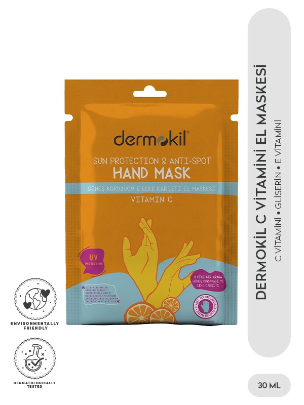Güneş Koruyucu & Leke Karşıtı El Maskesi Vitamin C