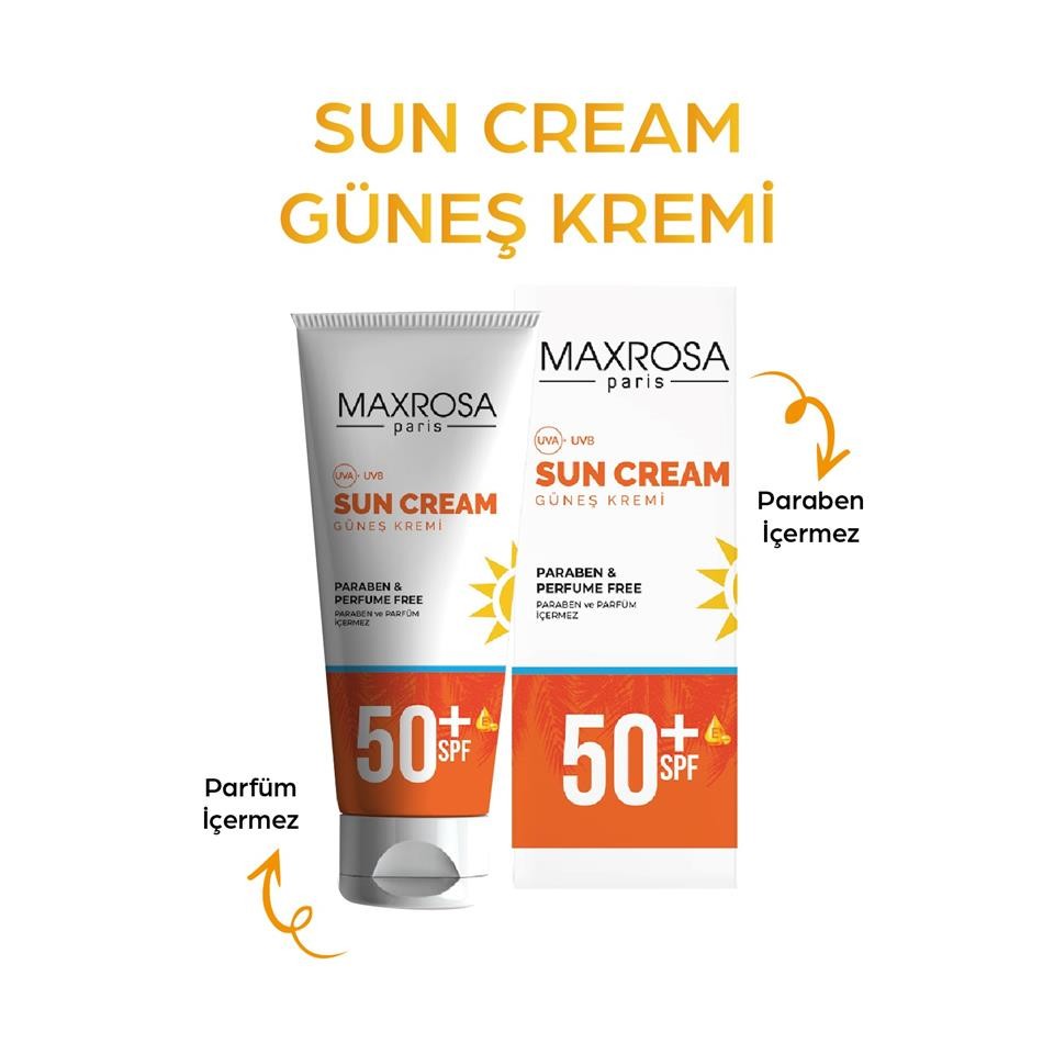 Maxrosa Paris 50+SPF High Protector Sun Cream 60 ml