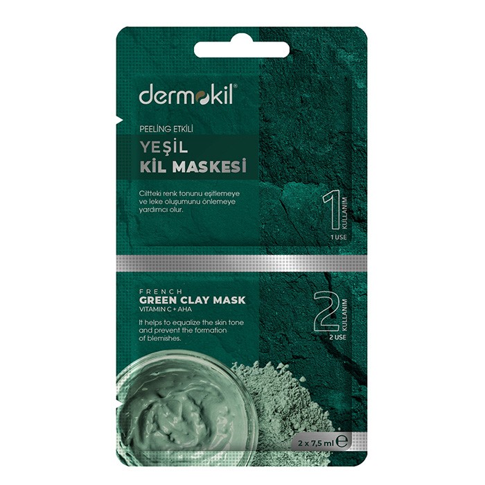 Peeling Etkili Yeşil Kil Maske 15 ml