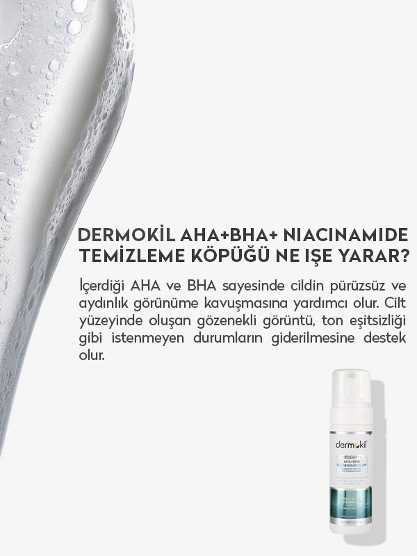 Exfoliating Aha+Bha Niacinamide Yüz Temizleme Köpüğü  150 ml