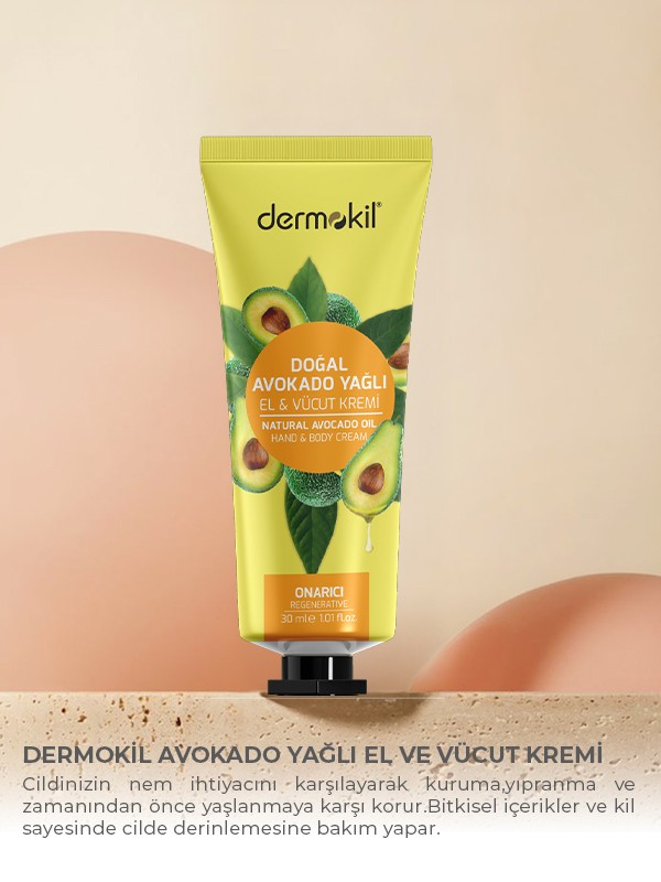 Avokado Yağlı El ve Vücut Kremi 30 ml