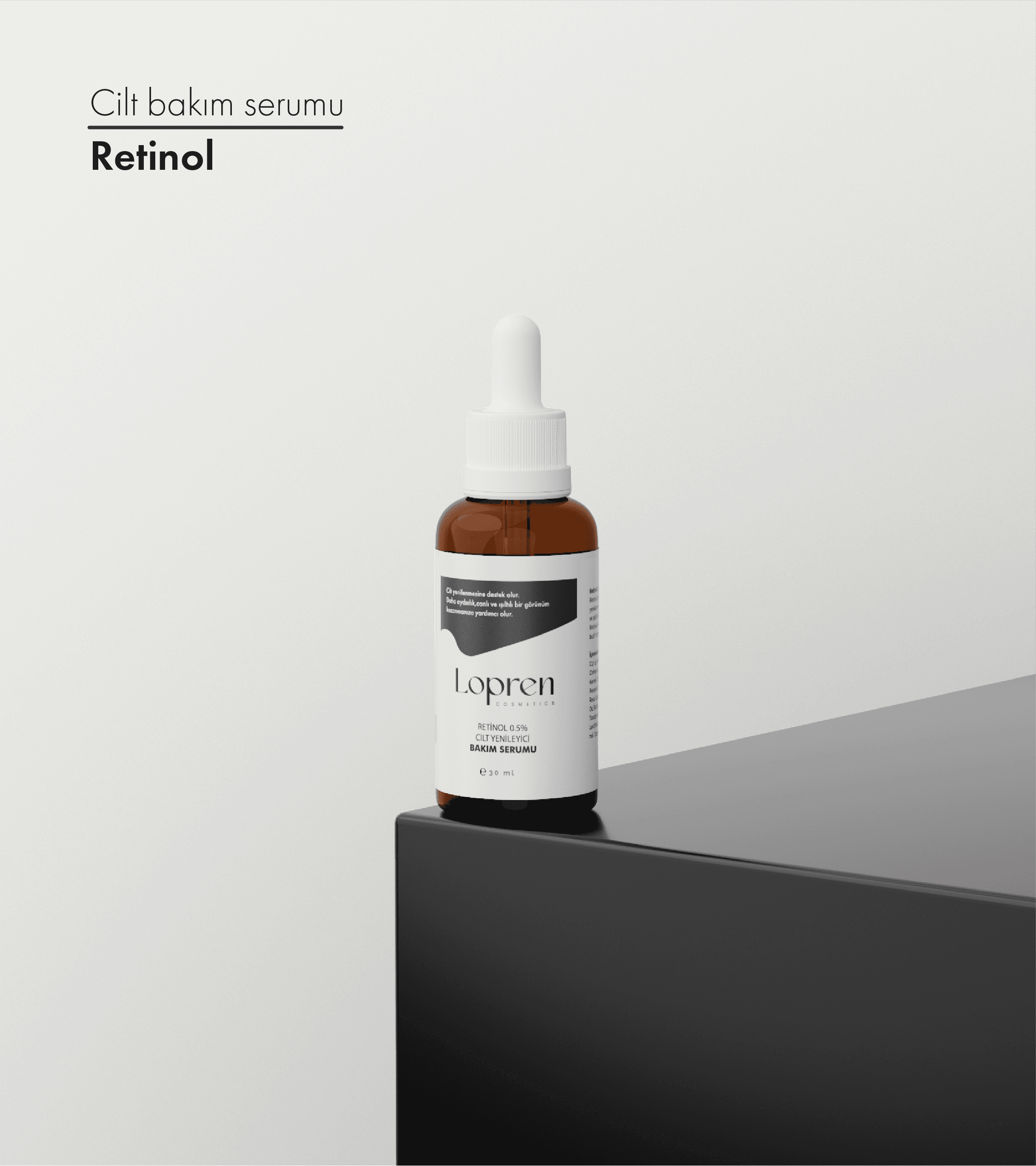 Retinol Serum Kırışıklık Karşıtı Onarıcı Cilt Yenileyici 30 ml