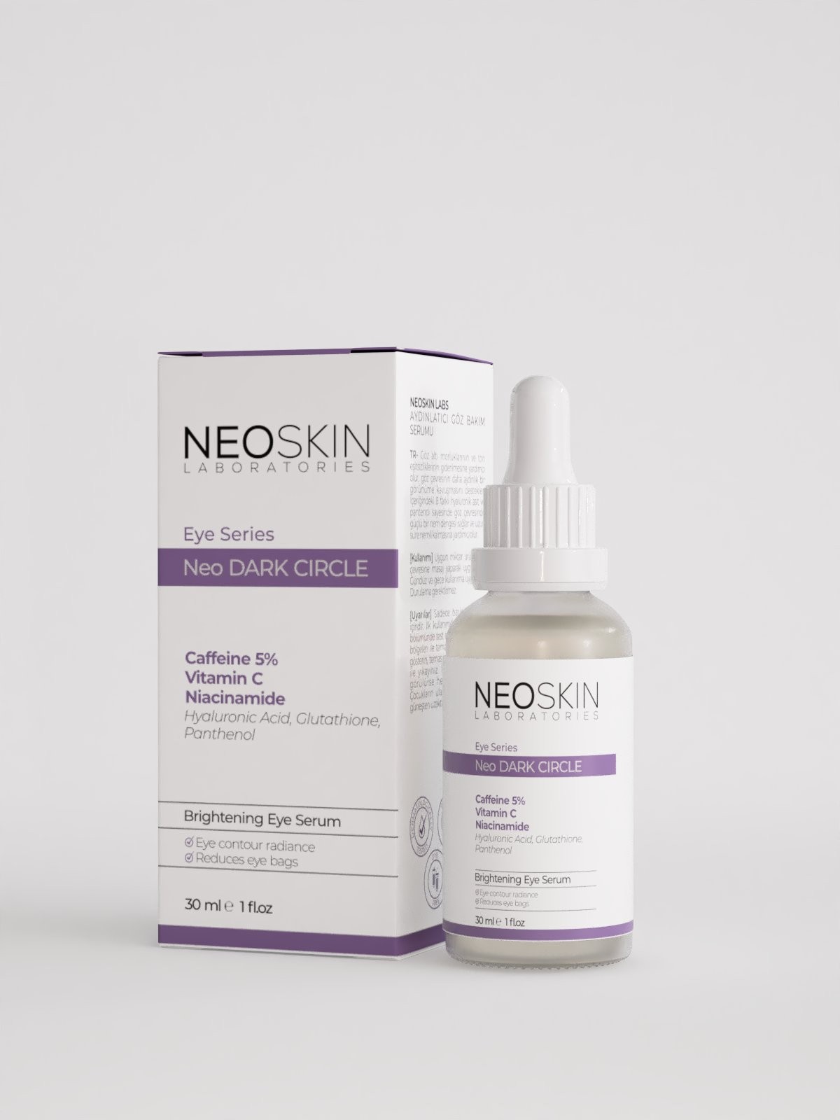 Neo Dark Circle Serum- Göz Altı Morluk ve Torbalanma Karşıtı, Aydınlatıcı Göz Çevresi Serumu