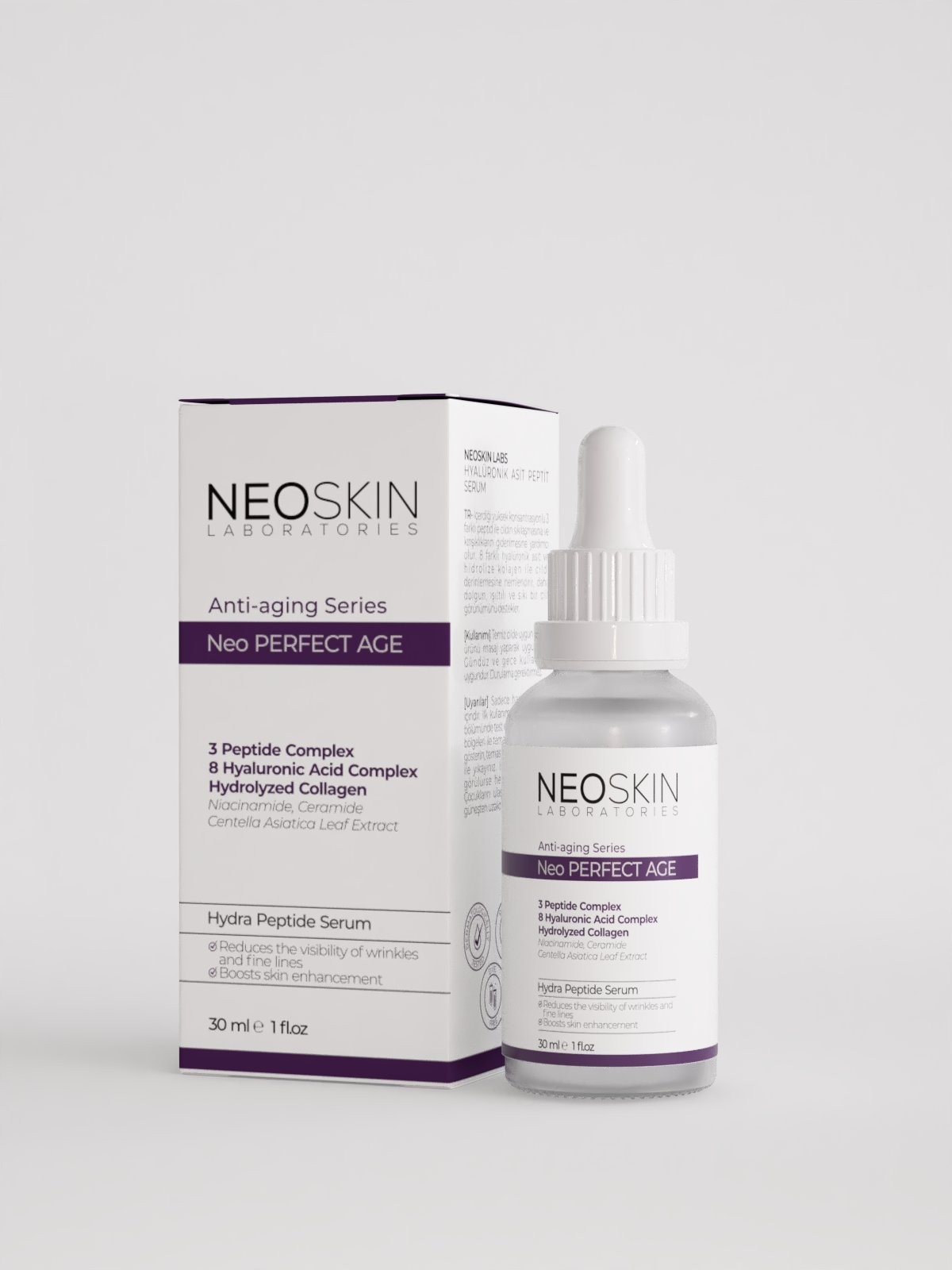 Neo Perfect Age Serum- Dolgunlaştırıcı, Nemlendirici, Anti-aging Peptit Serumu