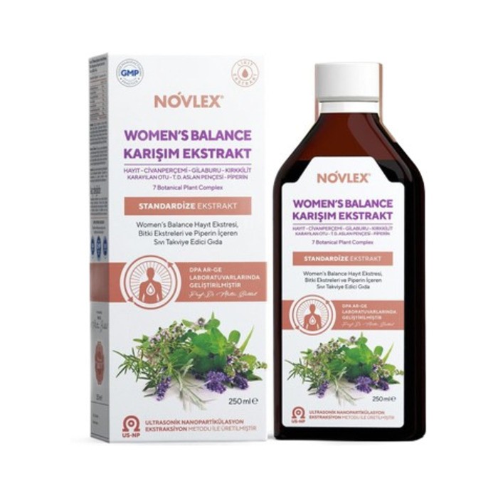 Novlex Women’s Balance Hayıt Ekstresı Ve Bıtkı Ekstrelerı 250 Ml
