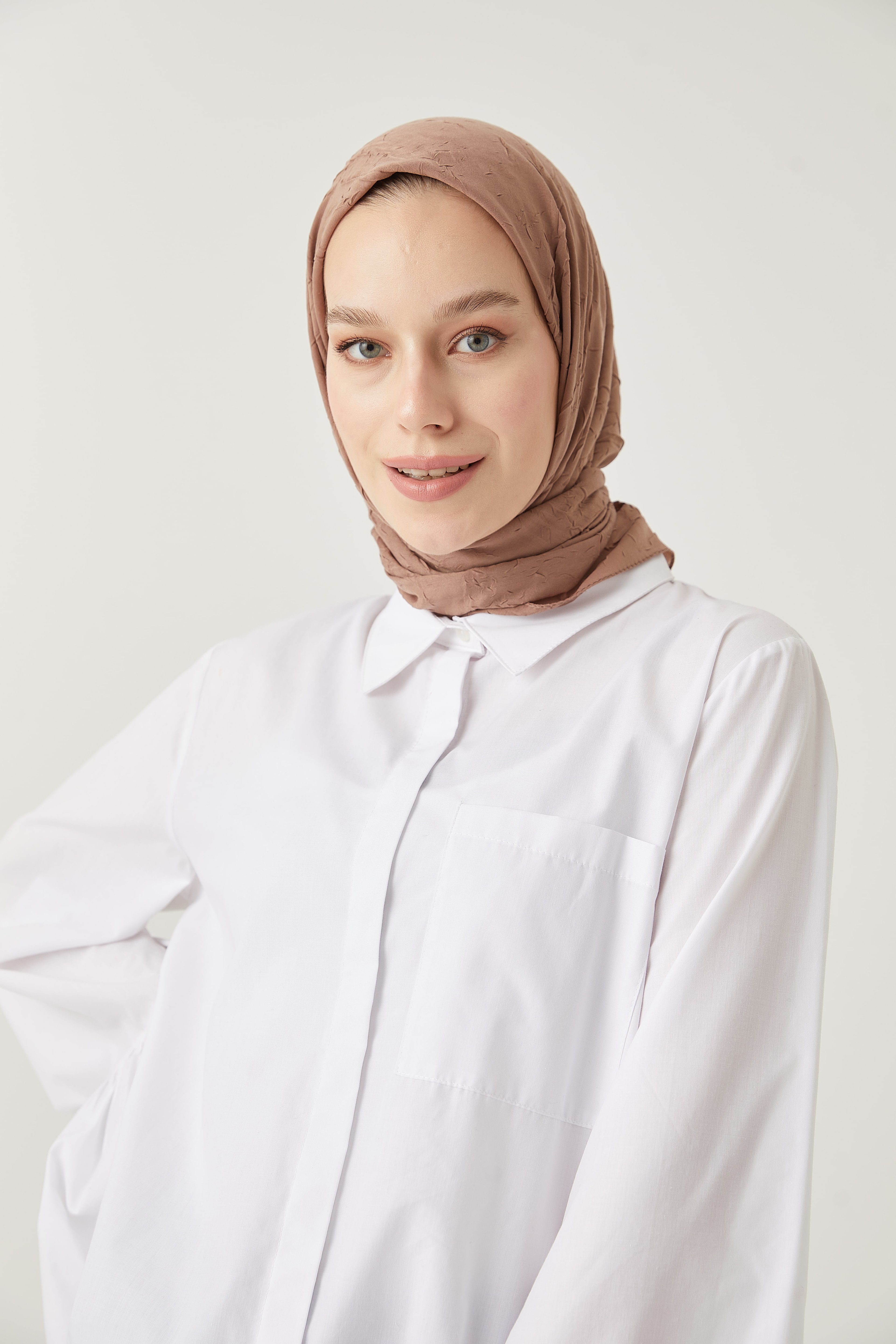 Bambu Eşarp - Sütlü Kahve