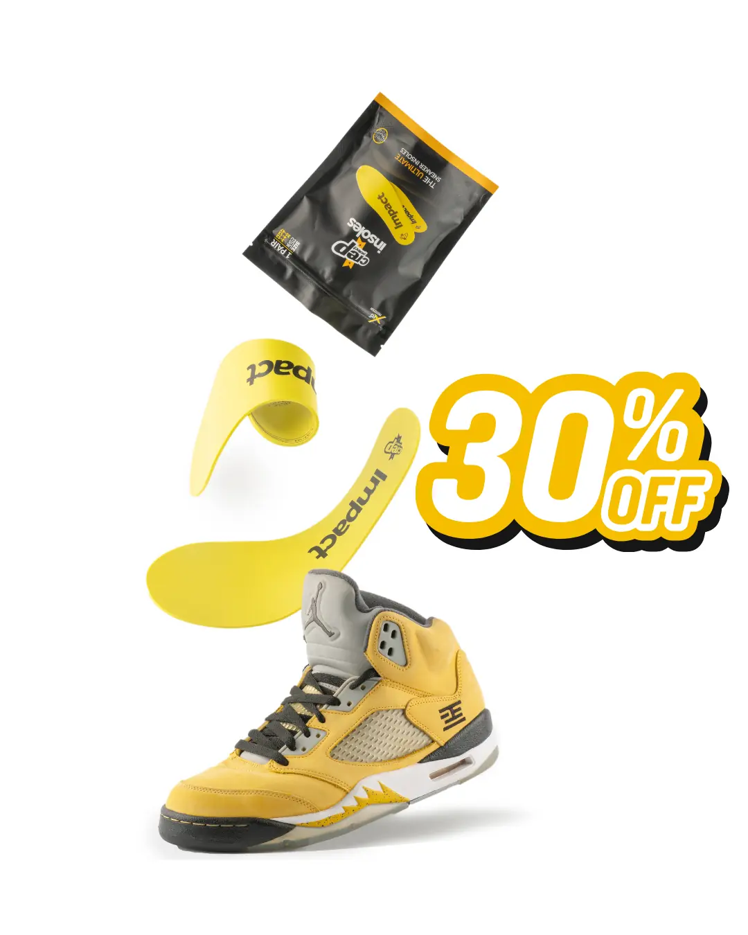 Crep Protect Insoles Impact- Darbe Emici Ayakkabı Tabanlığı Uzun Mesafe, Tırmanış Sporları