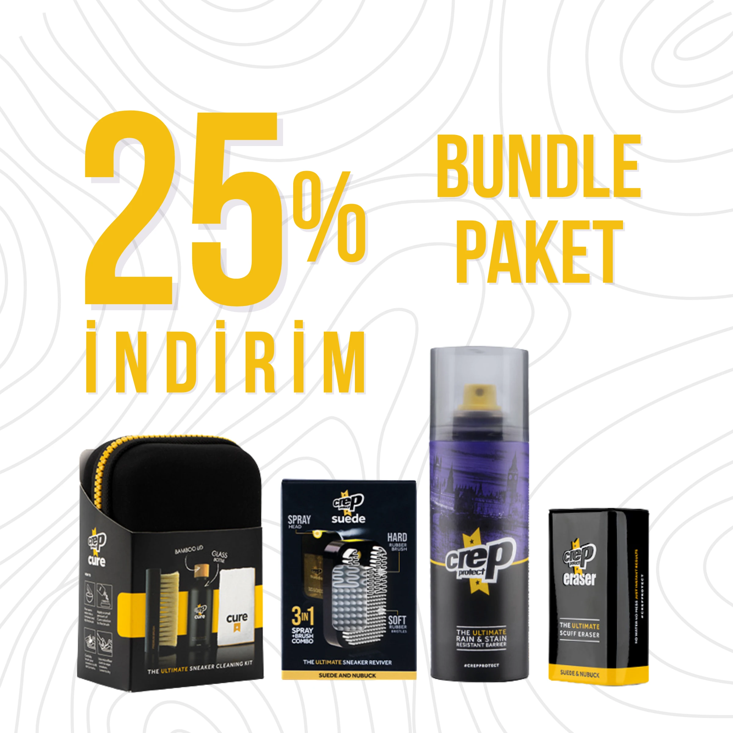 Crep Protect The Ultimate Koruma ve Bakım Paketi | 4 Ürün - Tek Paket