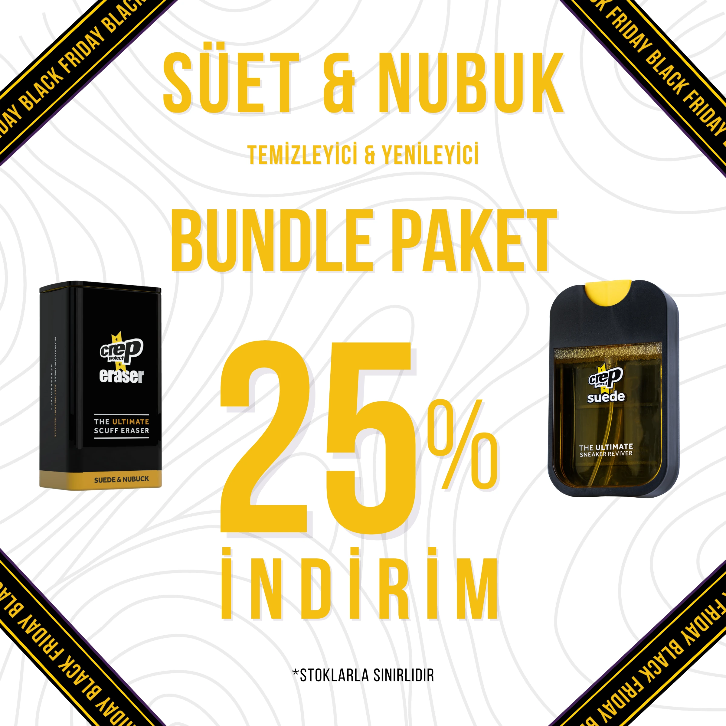 Crep Protect | Süet ve Nubuk Bakım Seti - Süet Silgisi ve Süet Yenileyici Bakım Kiti