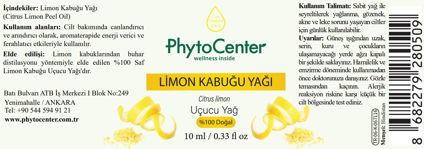 Limon Kabuğu Uçucu Yağı