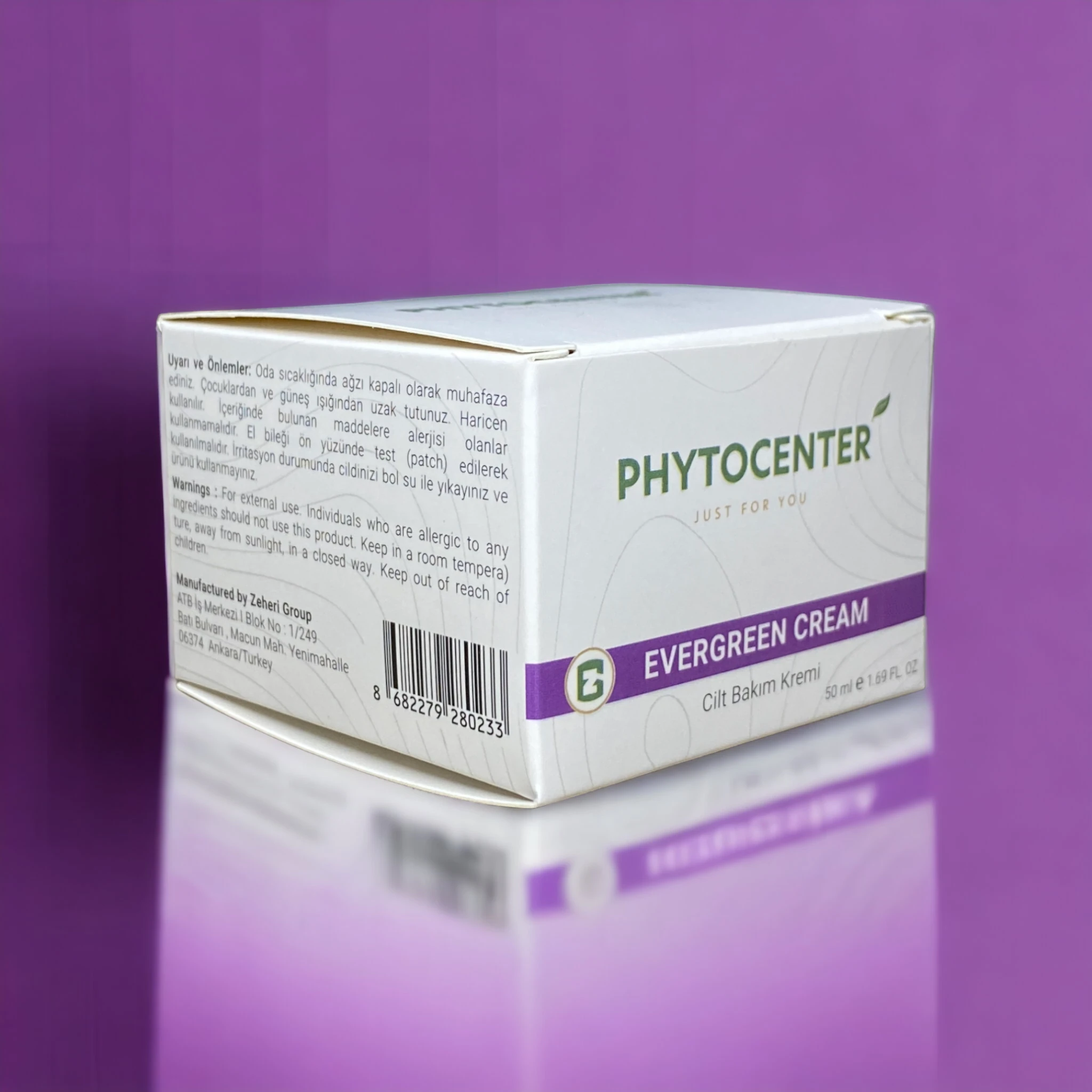 EVERGREEN CREAM Cilt Yenileyici Bakım Kremi 50 ml