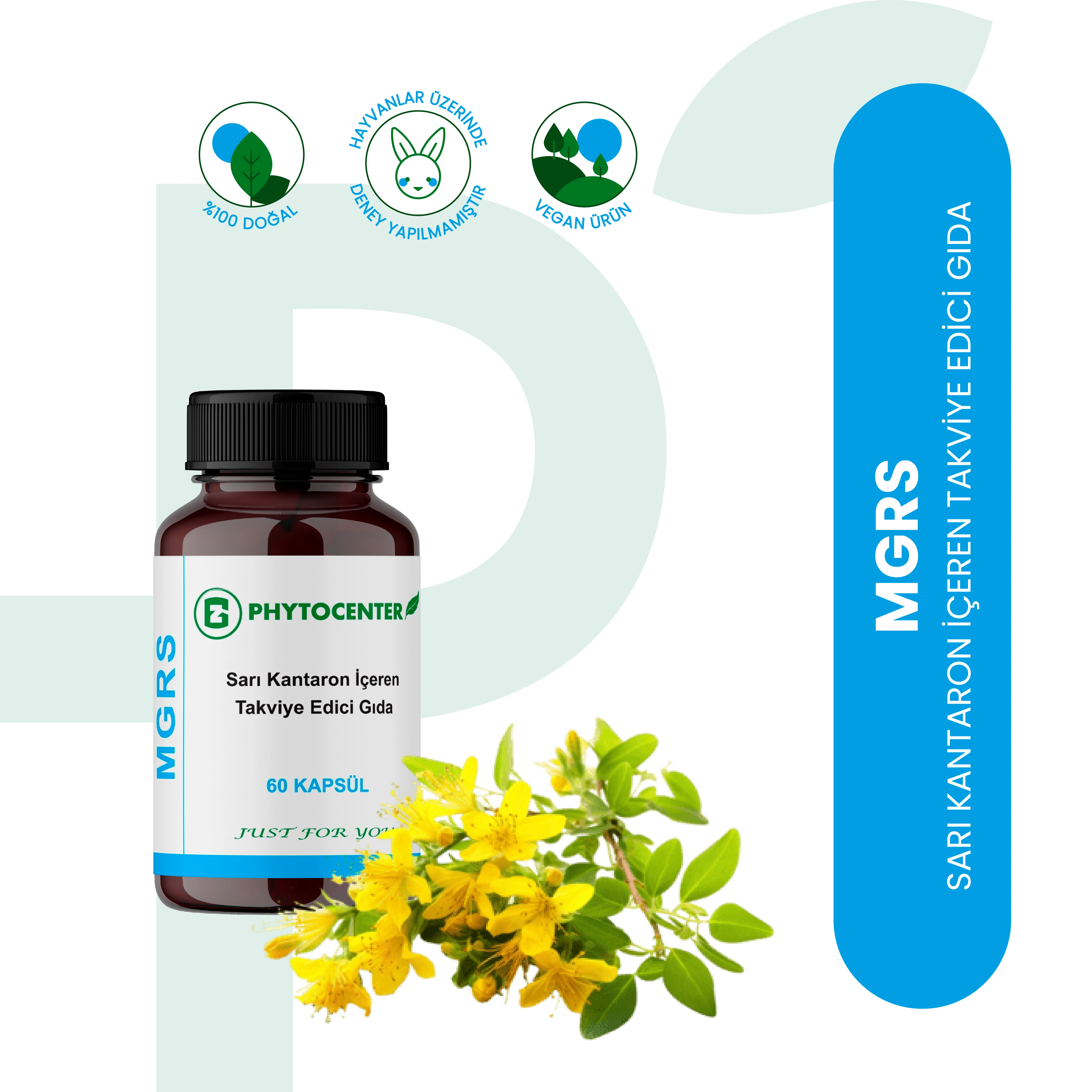 MGRS Sarı Kantaron İçeren Takviye Edici Gıda 60 Kapsül