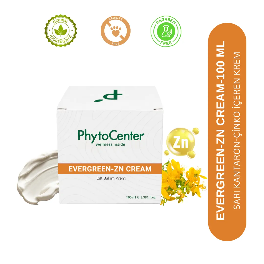 クリーム PHYTOCENTER EVERGREEN-ZN CREAM Cilt Yenileyici Bakım Kremi 100 ml