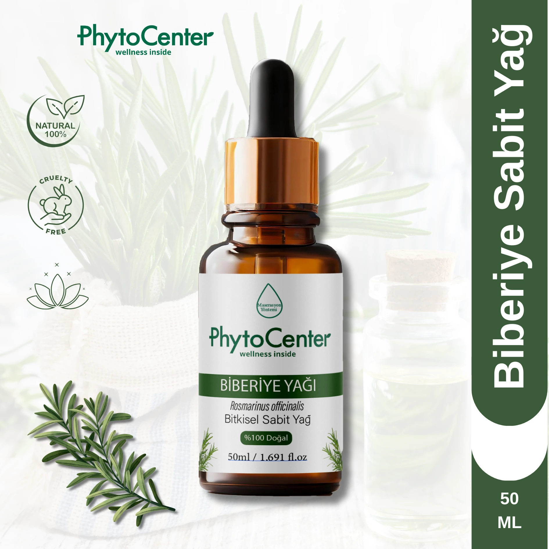 Biberiye Yağı 50 ml