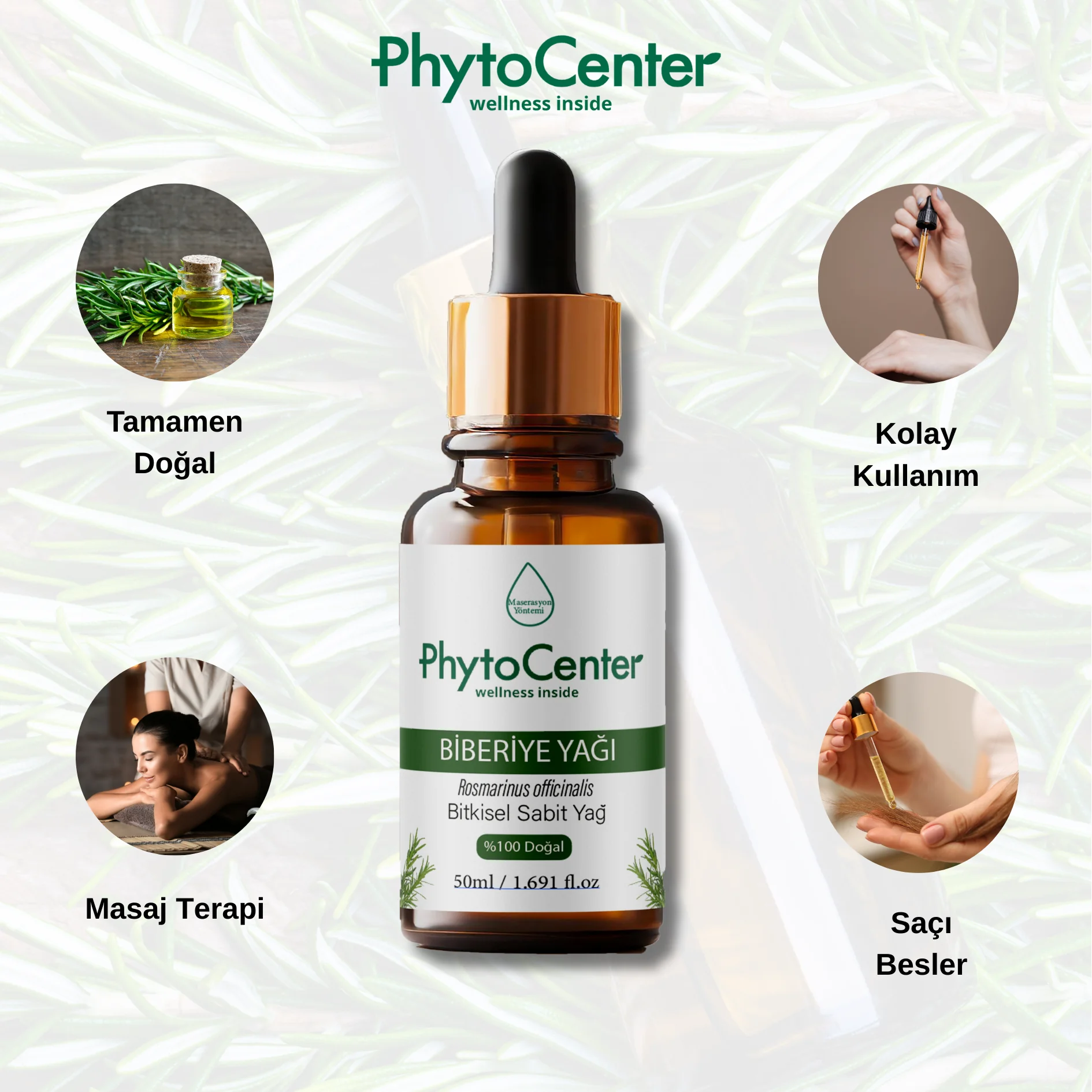 Biberiye Yağı 50 ml