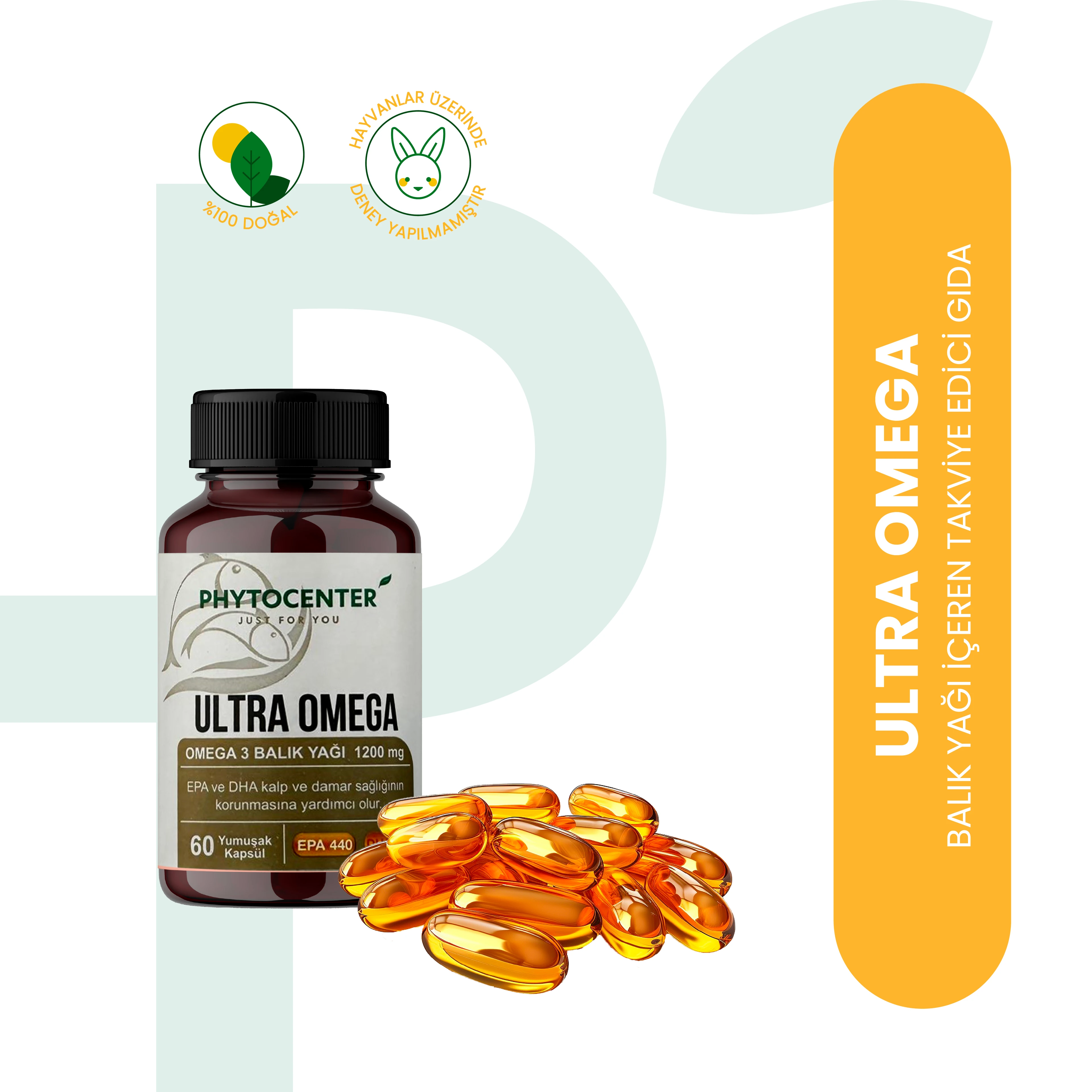 ULTRA OMEGA Balık Yağı İçeren Takviye Edici Gıda