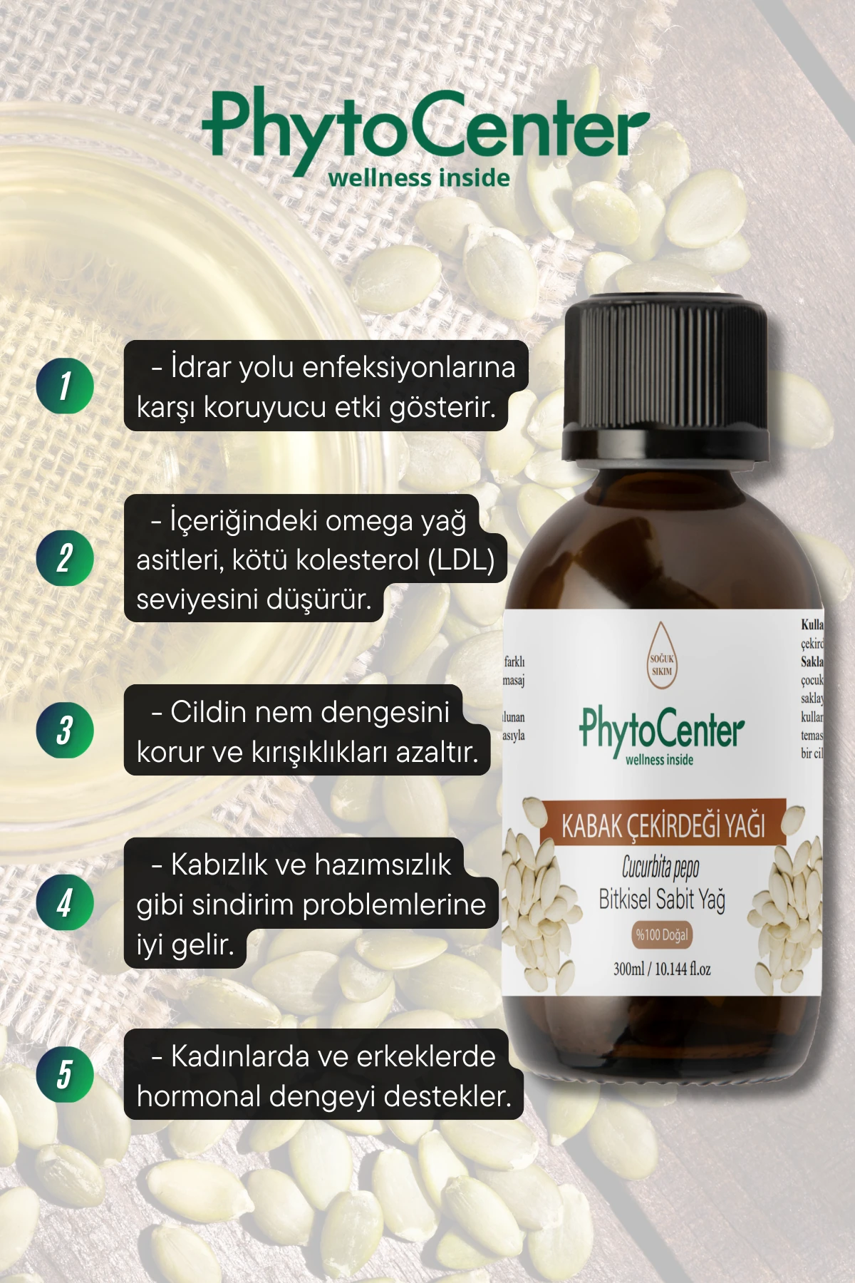 Kabak Çekirdeği Yağı