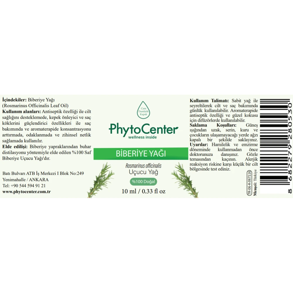 Biberiye Uçucu Yağı