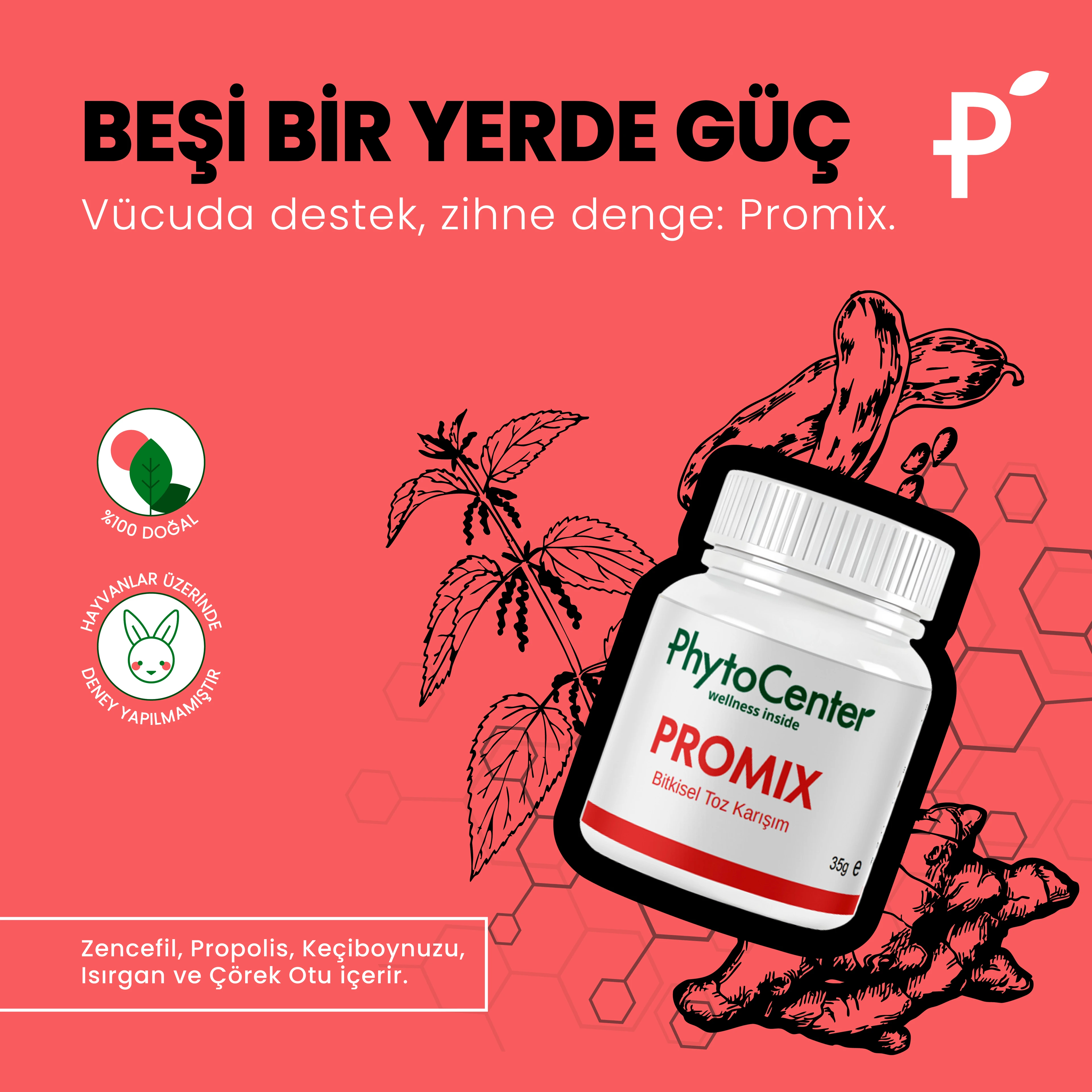 PROMIX Propolis İçeren Bitkisel Toz Karışım