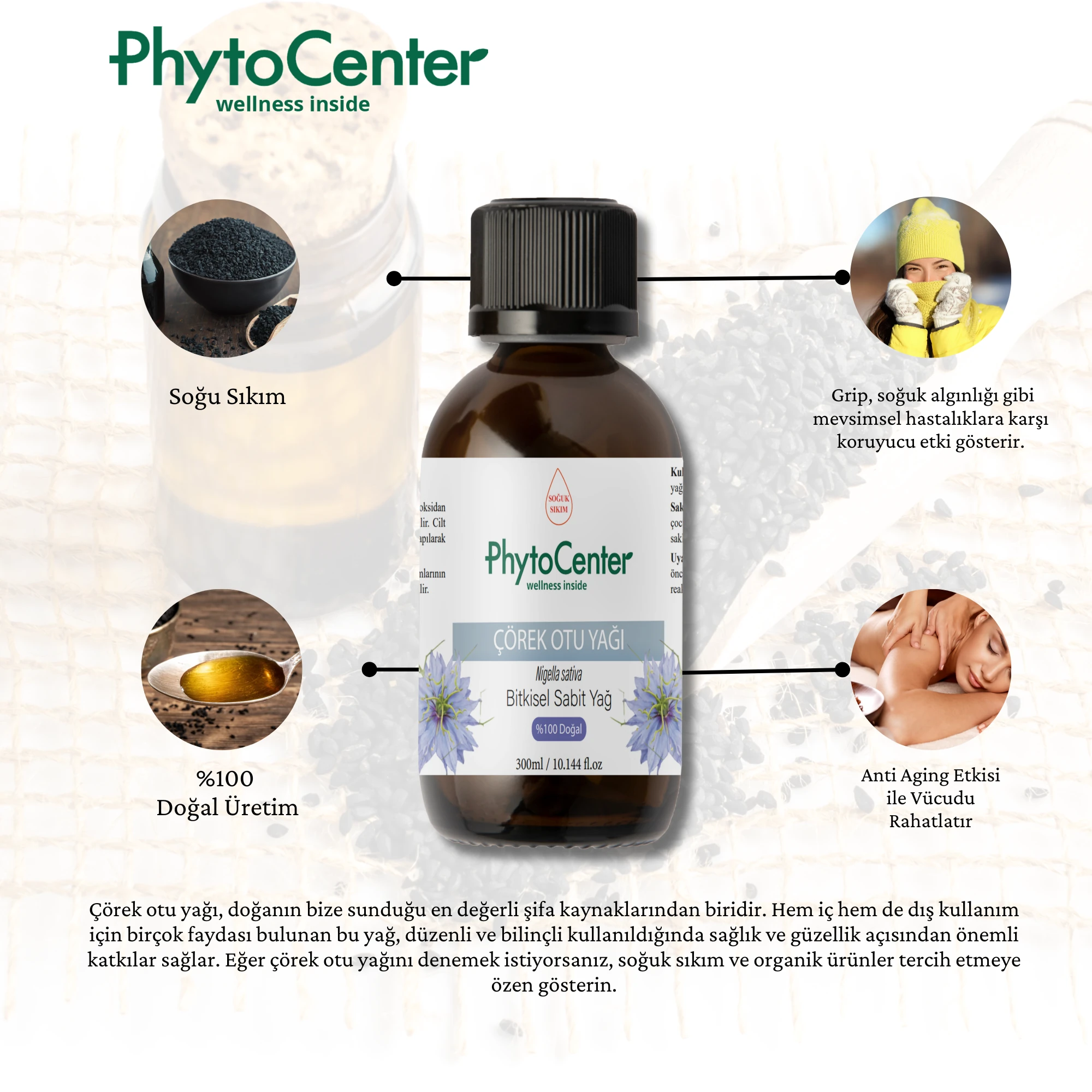 Çörek Otu Yağı 300 ml