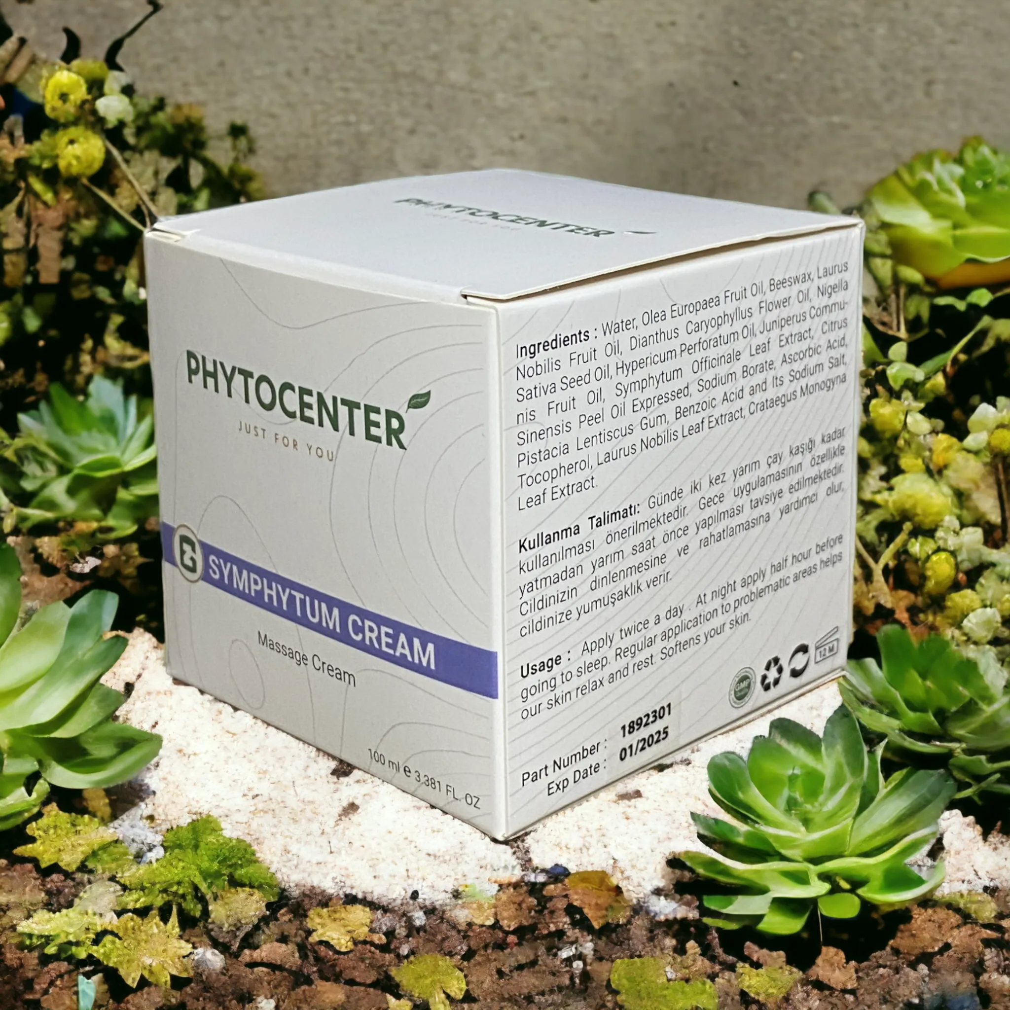 SYMPHYTUM CREAM Bel ve Boyun Bölgesi Masaj Kremi 100 ml 