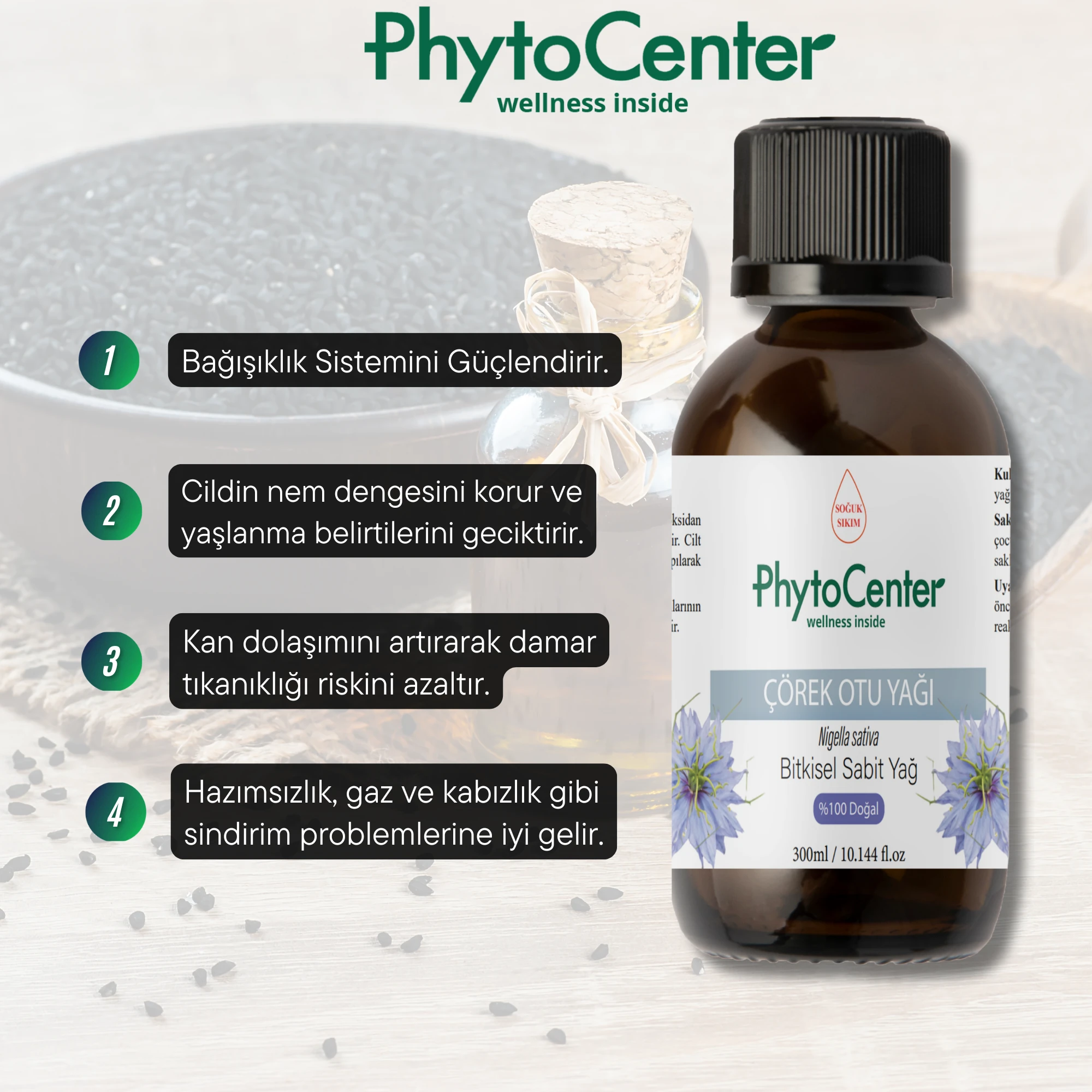 Çörek Otu Yağı 300 ml