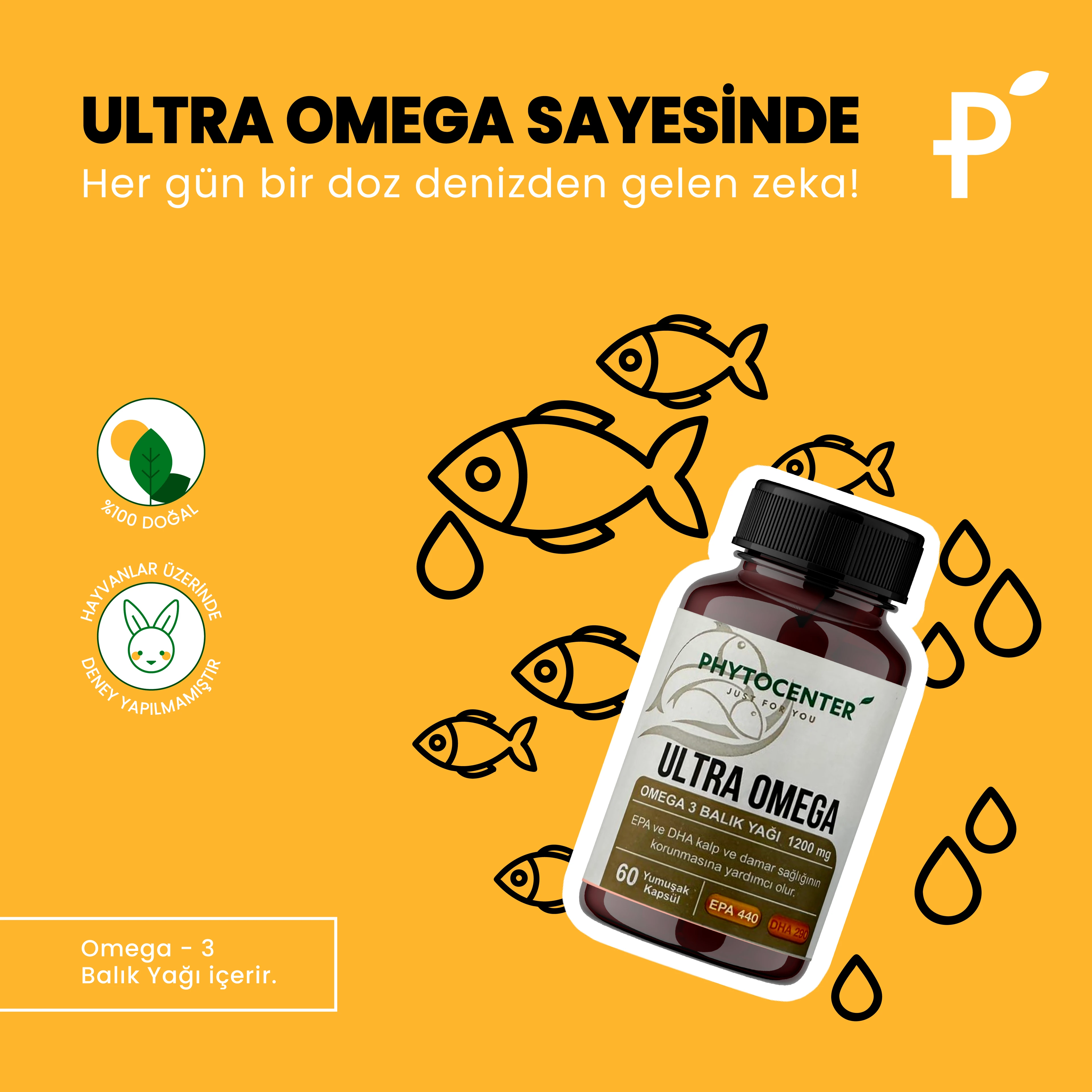 ULTRA OMEGA Balık Yağı İçeren Takviye Edici Gıda