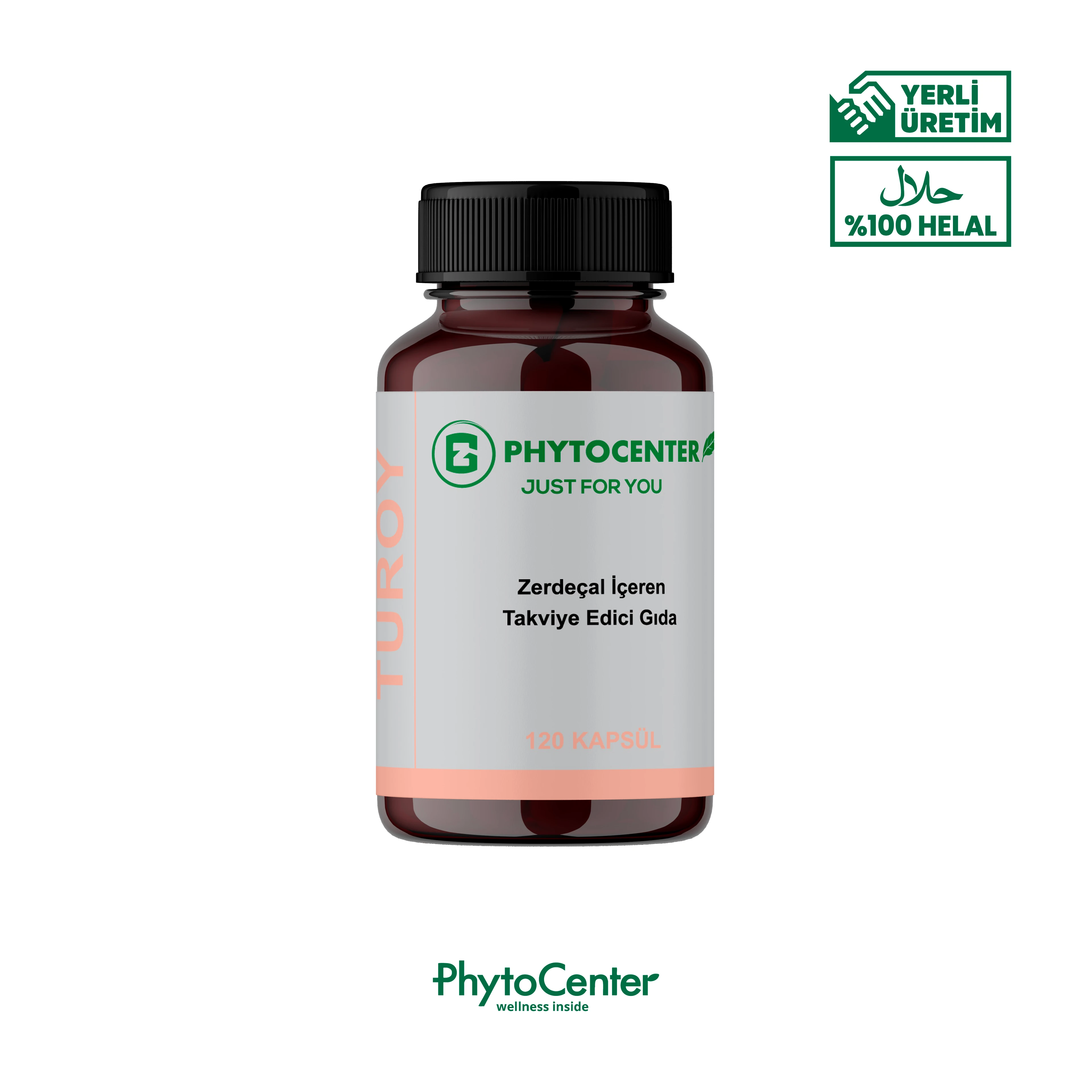 TUROY Zerdeçal ve Zencefil İçeren Takviye Edici Gıda 120 Kapsül