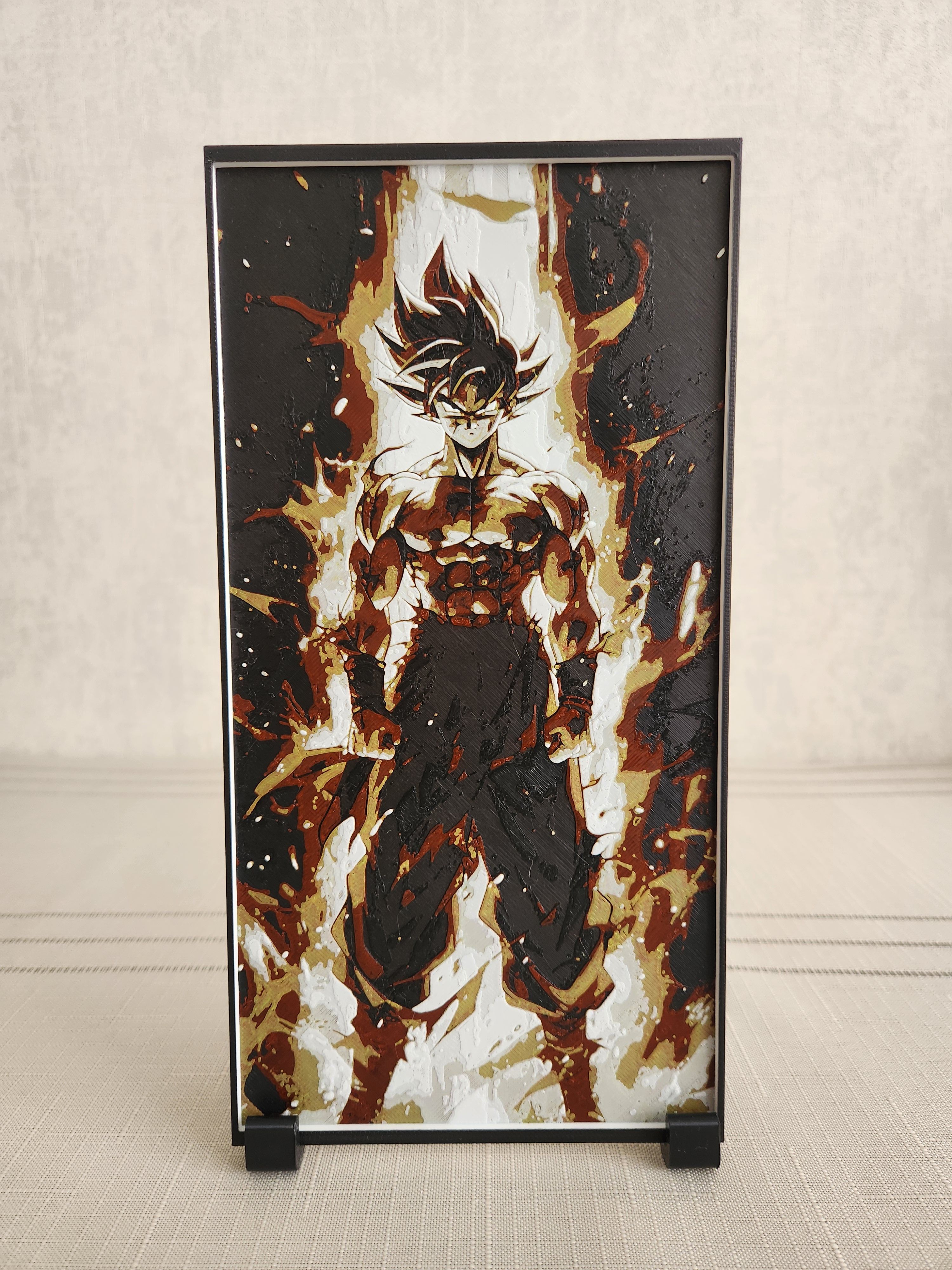 Kyojuro Rengoku Kabartmalı Tablo + Stand