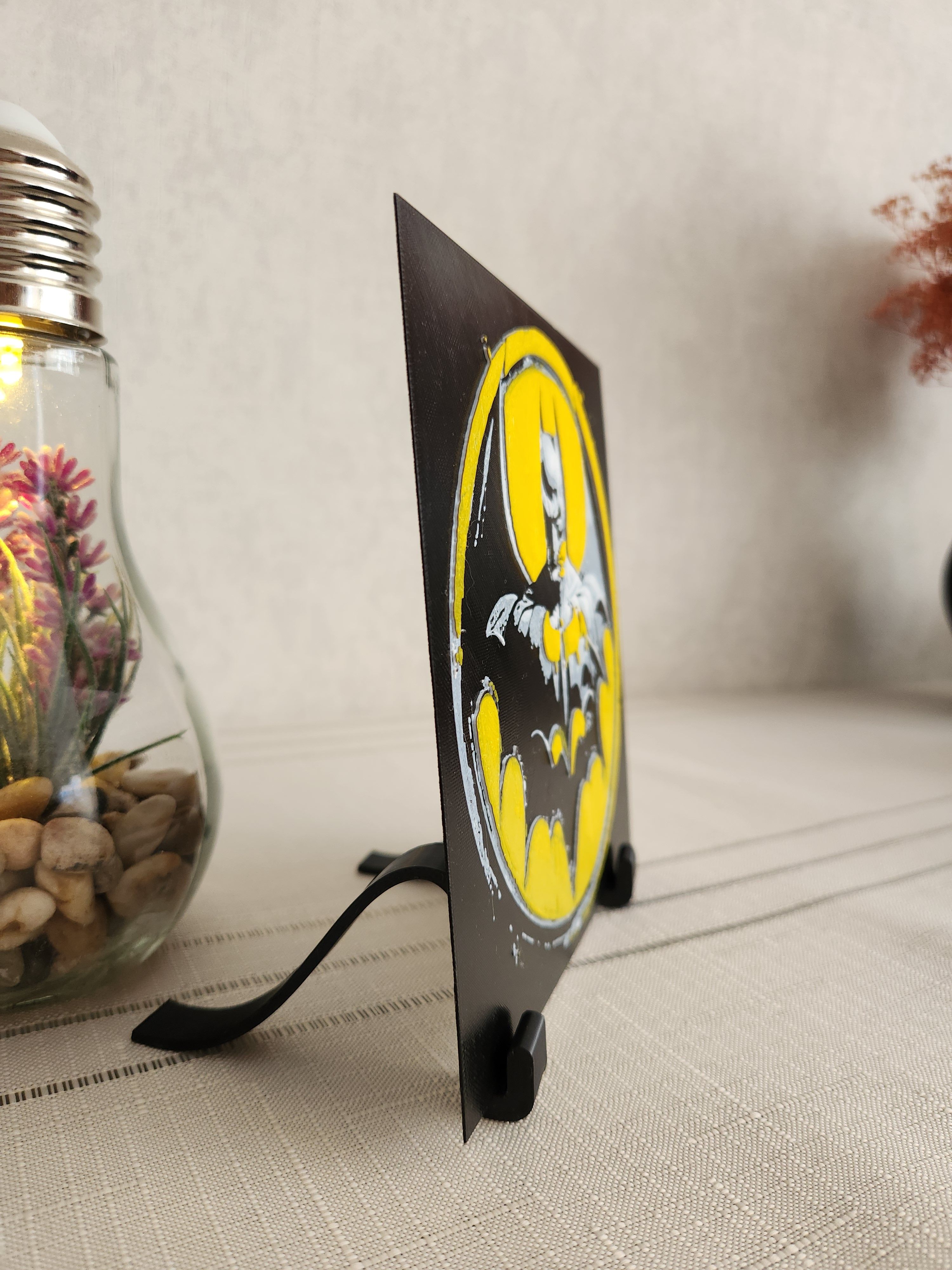 Batman Kabartmalı Tablo + Stand