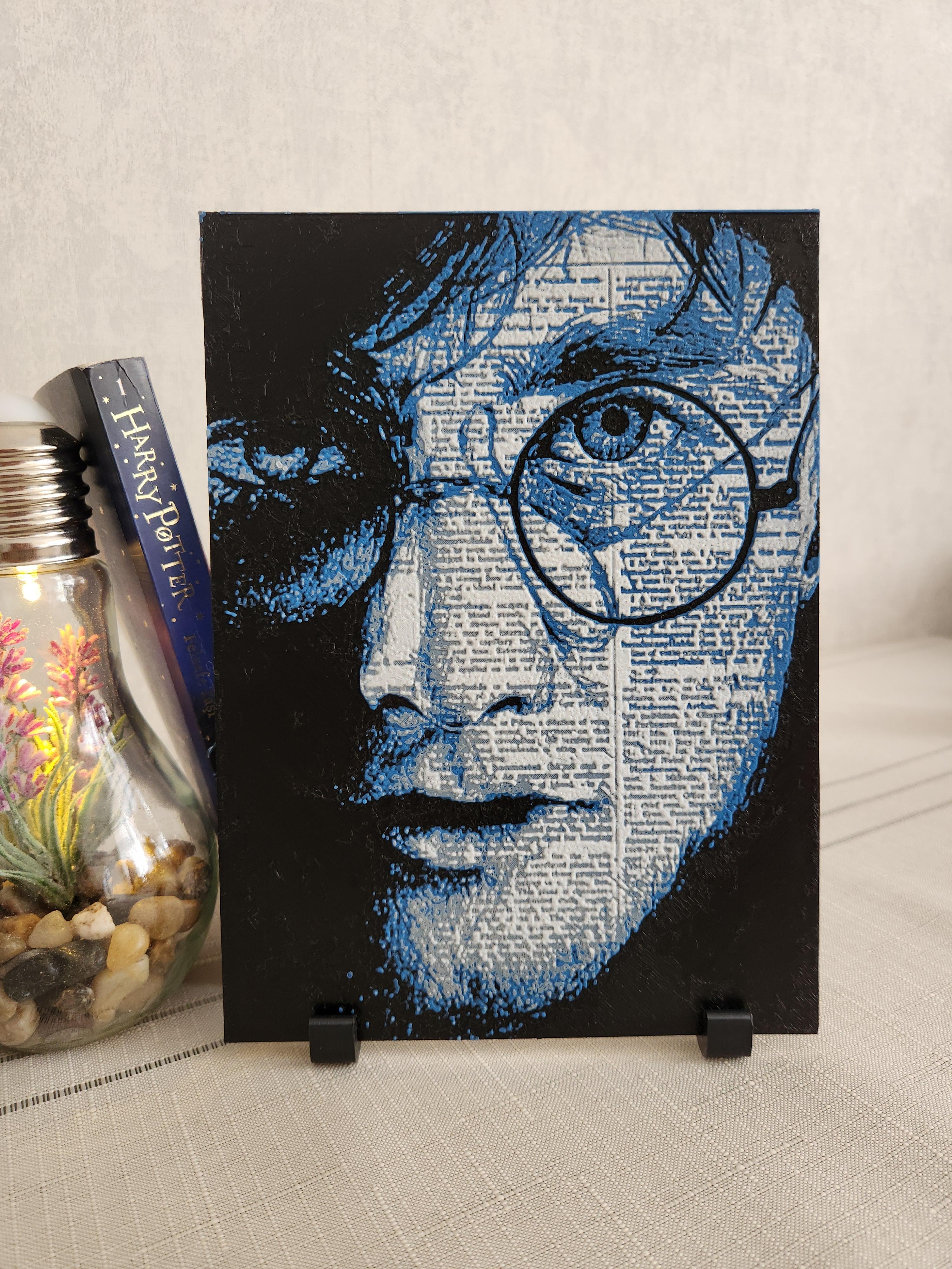 Harry Potter Kabartmalı Tablo + Stand