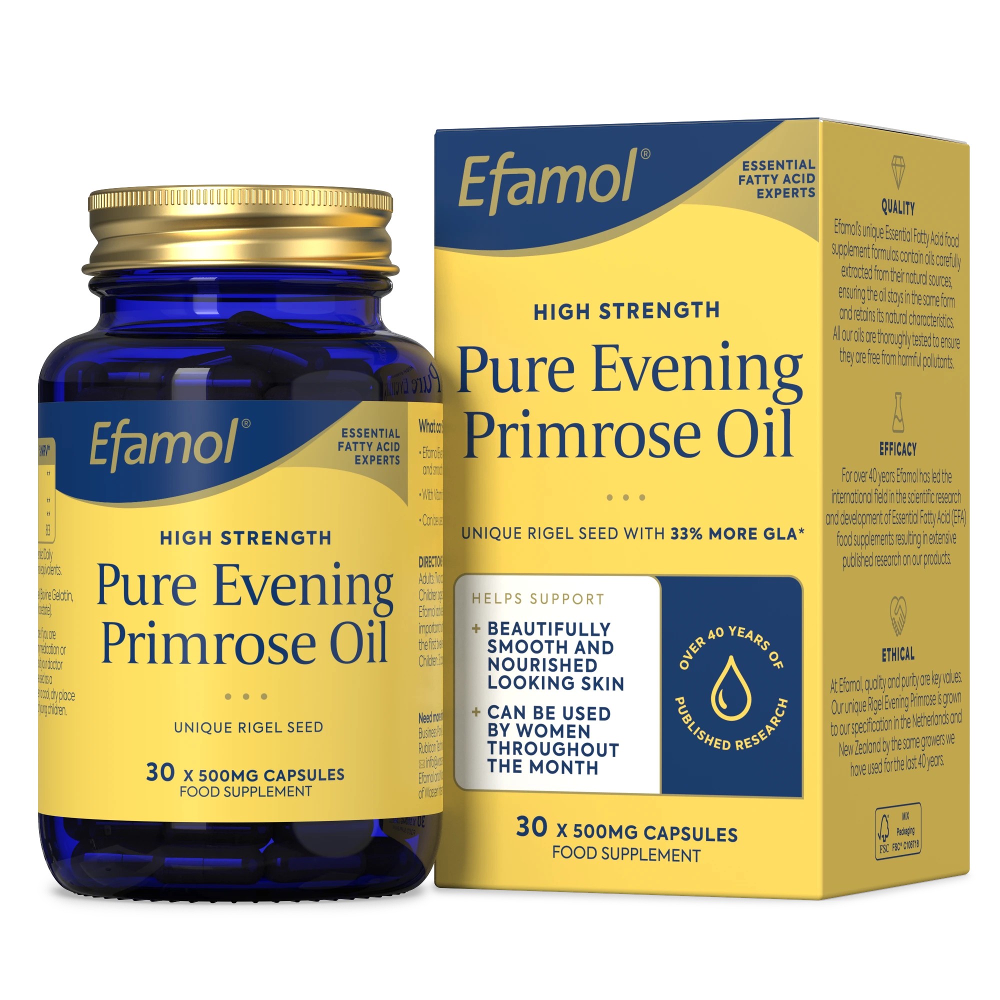 Evening Primrose Oil Capsules - 500 mg / 30 Kapsül