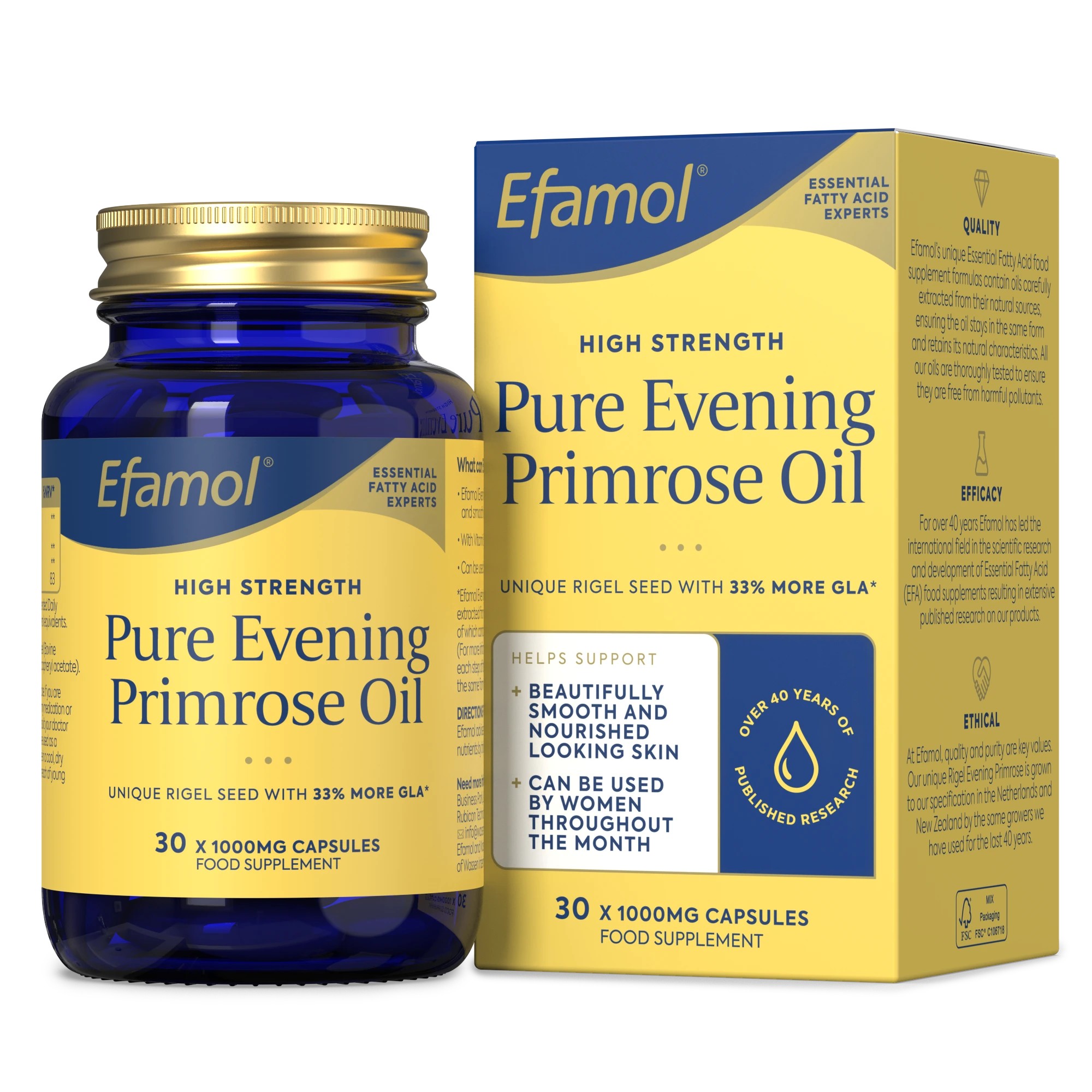 Evening Primrose Oil Capsules - 1000 mg / 30 Kapsül