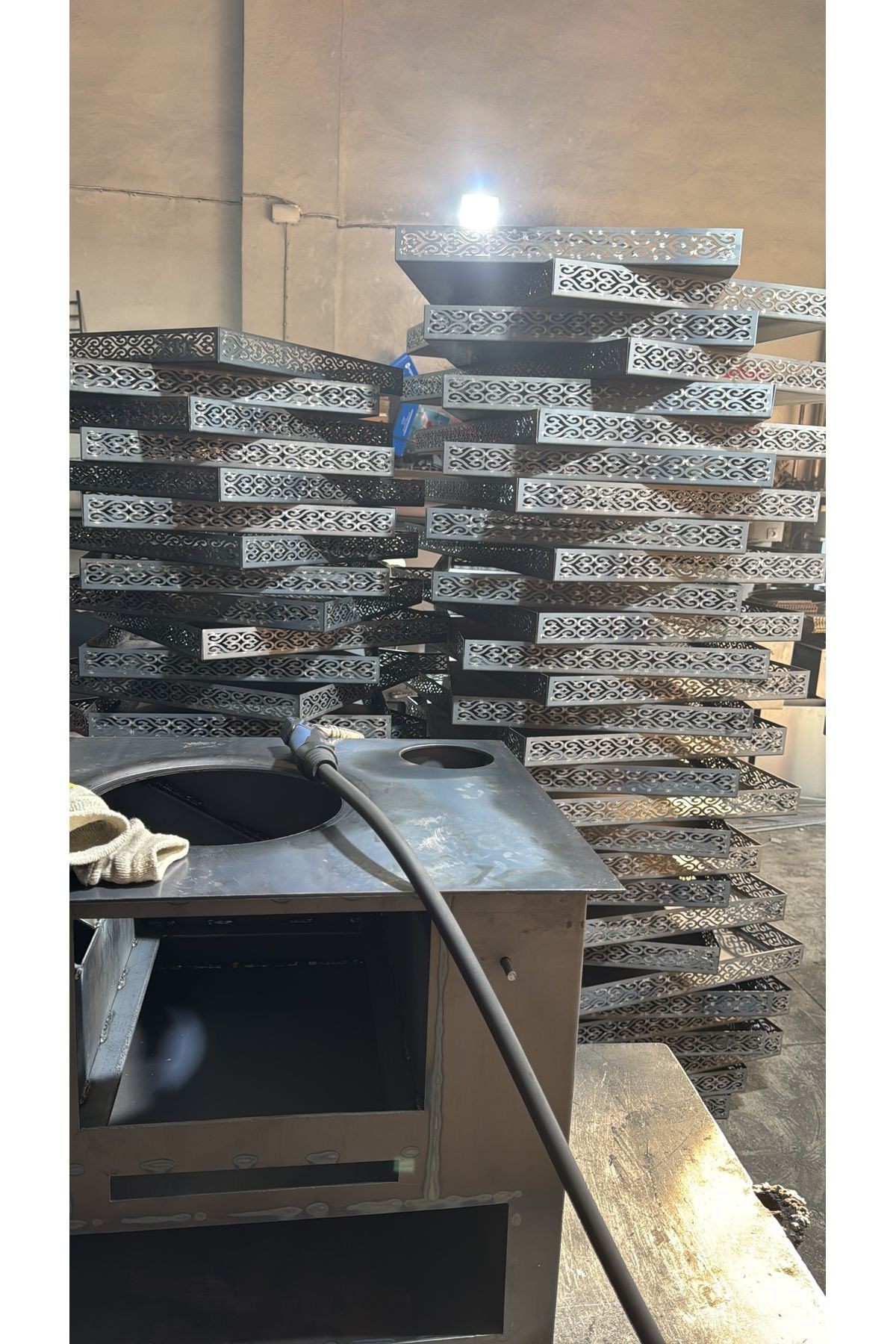 Kuzine Soba Altlık Cnc Kesim 55x95