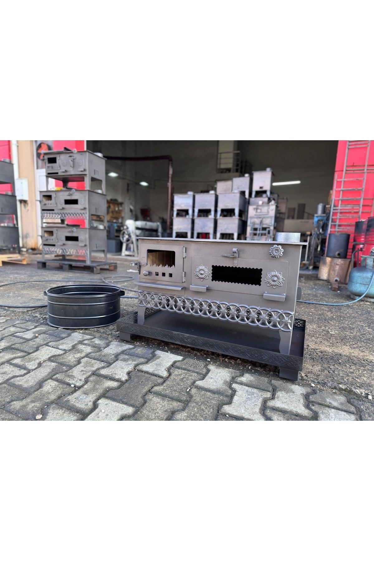90LIK CAMLI KÖMÜR KUZİNESİ 50X90