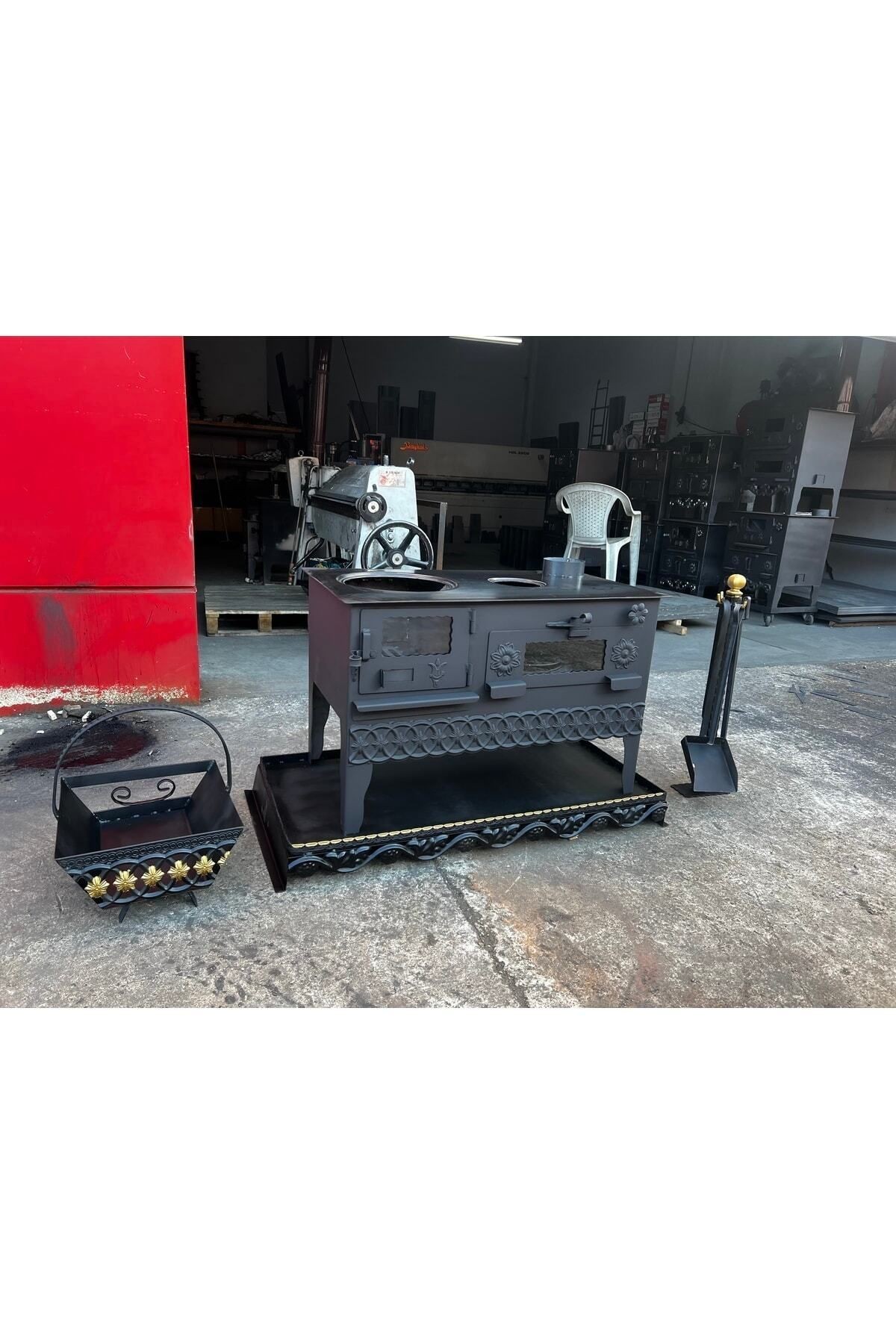 90lık Kuzine Yatay Camlı Takım Set Halinde