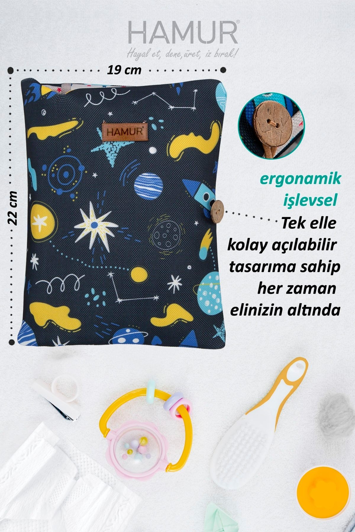 Anne Bebek Bakım Çantası Yenidoğan Alt Açma Değiştirme Düzenleyici Çantası Organizer Space
