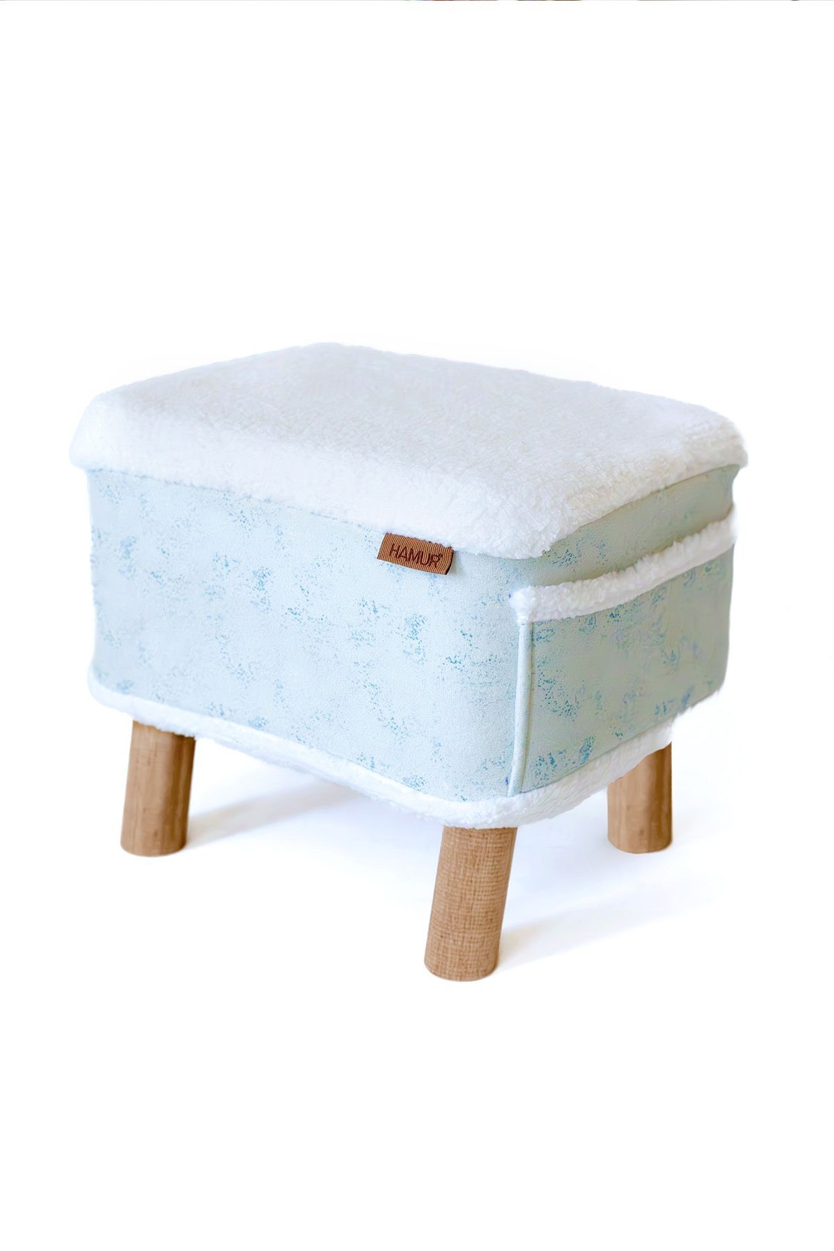 Dekoratif Puf/Tabure Cepli Kids Solid Ç.Yeşili
