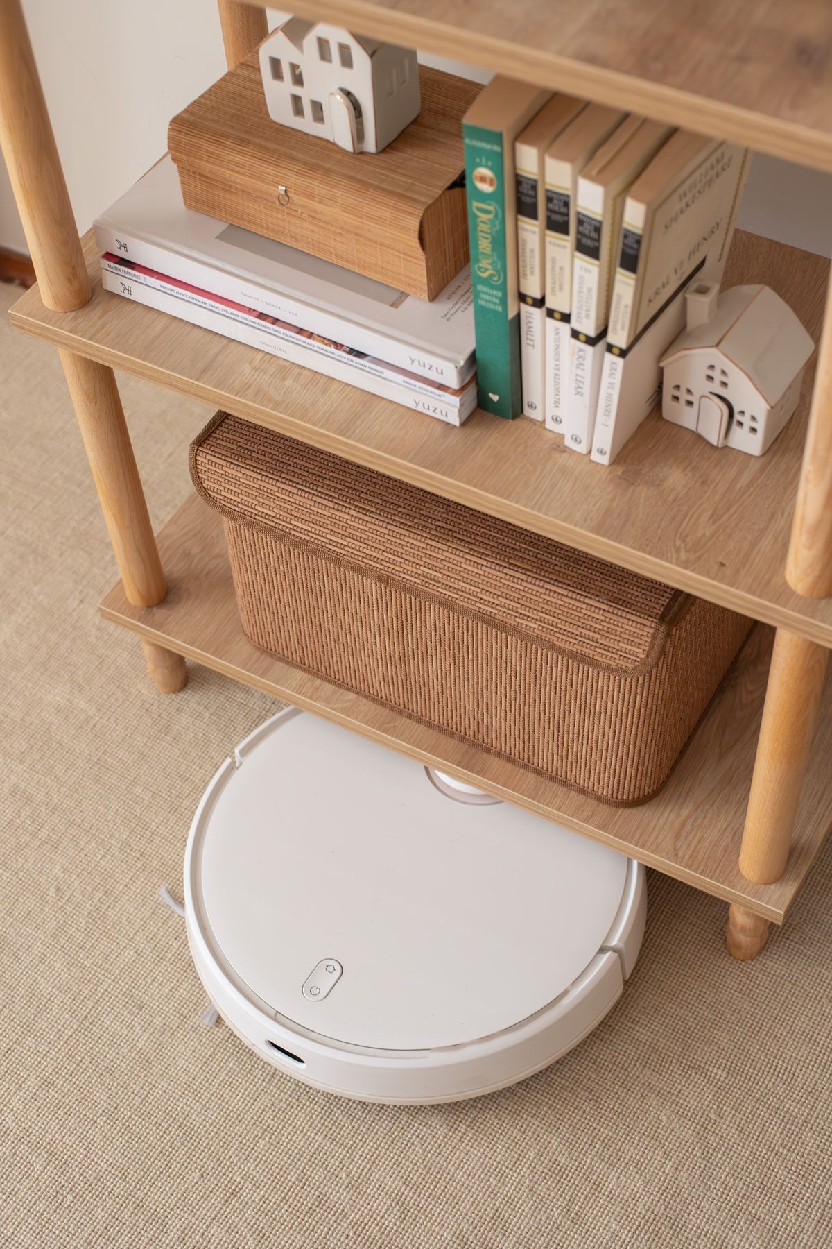 Concept  2 Raflı Balkon Banyo  Kitaplık  Mutfak Dolabı Organizer Ofis Düzenleyici  Ahşap Nature