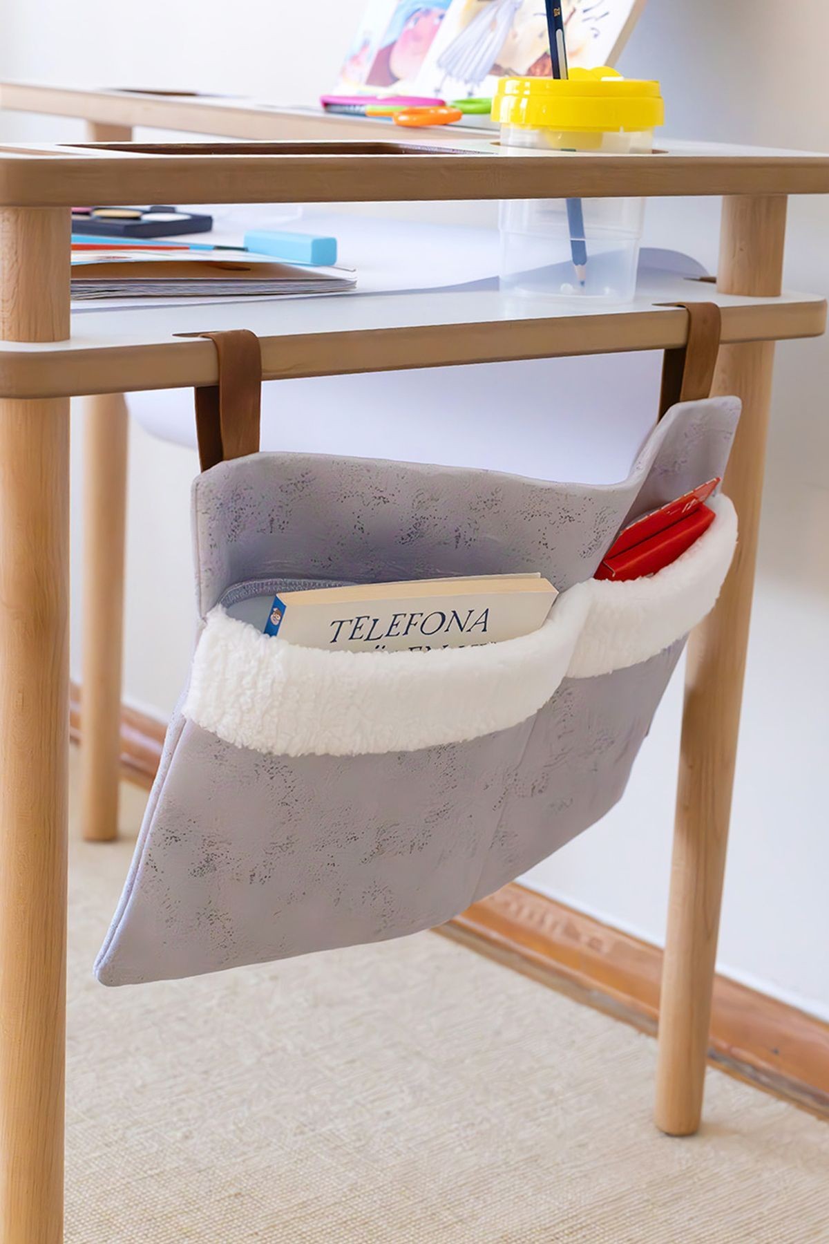 Bebek Askılı Organizer Solid Gri