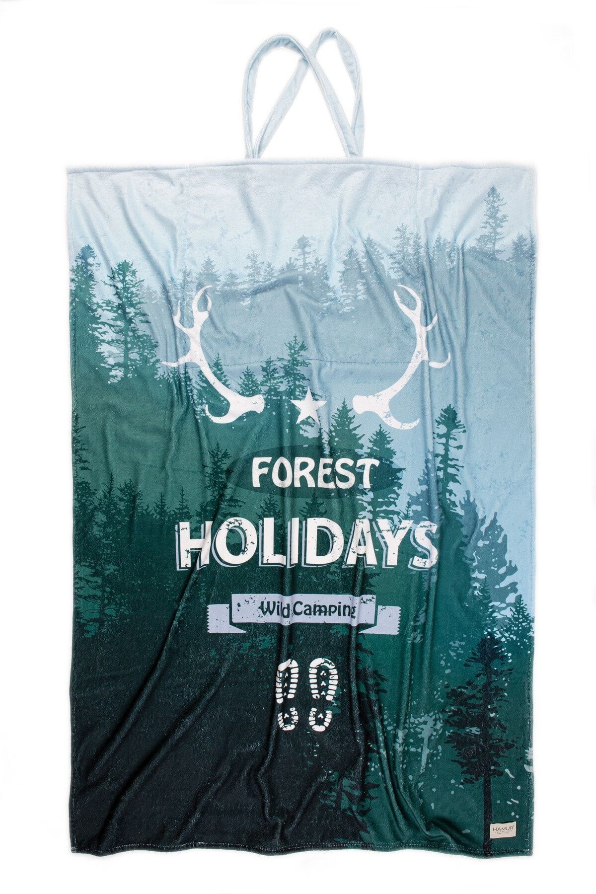 Plaj Çantası Havlusu 100x150 Cm Forest