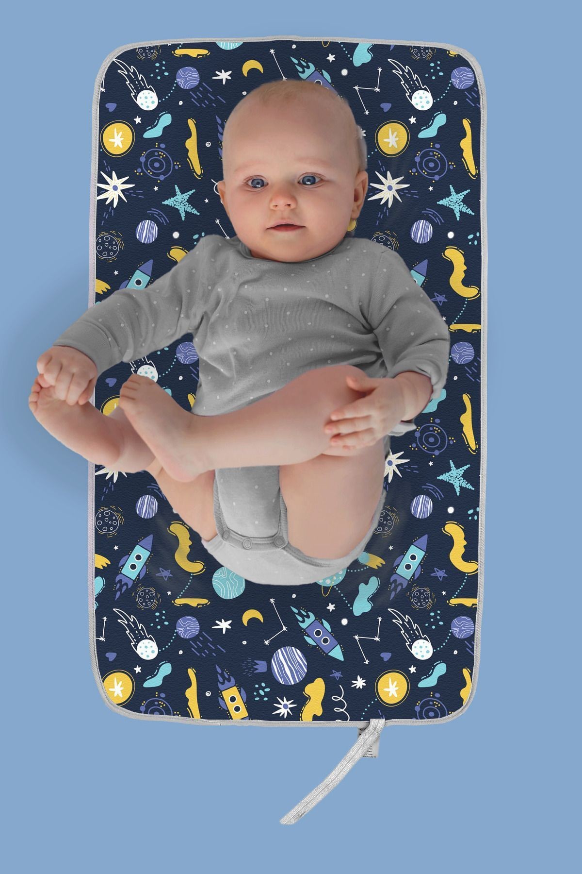 Bebek Alt Açma Minderi Bakım Pedi Örtüsü Space