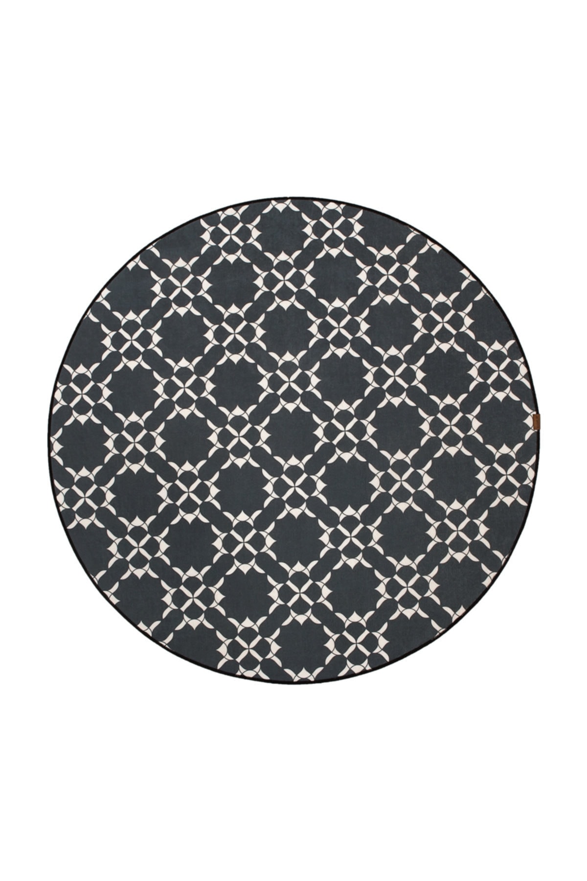 Hanor Yuvarlak Halı  Dekoratif Banyo Paspası 125x125 cm.